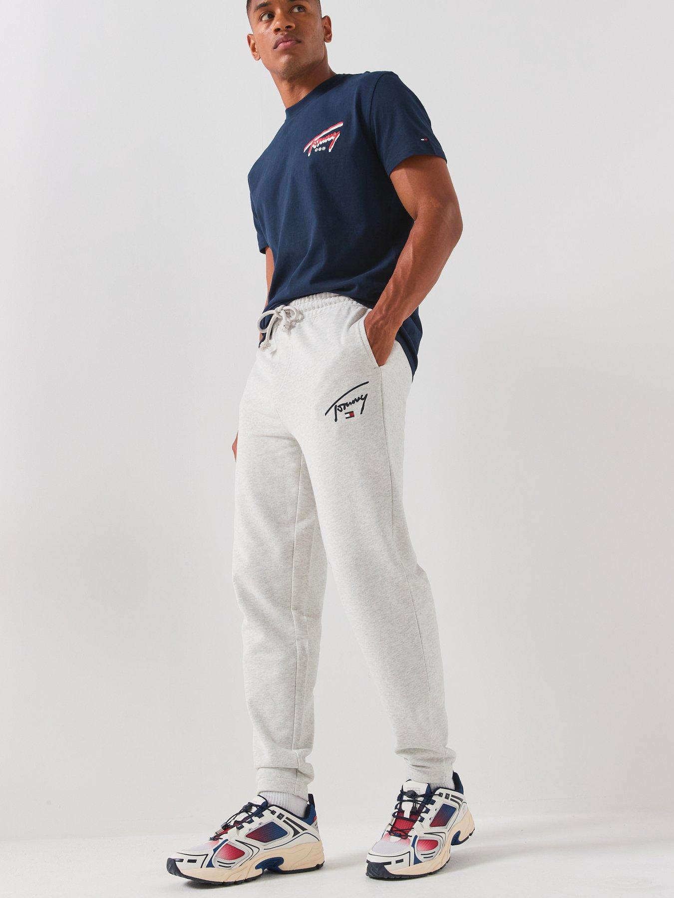 Image 6 of 6 of Tommy Jeans Regular Signature Joggers - Grey