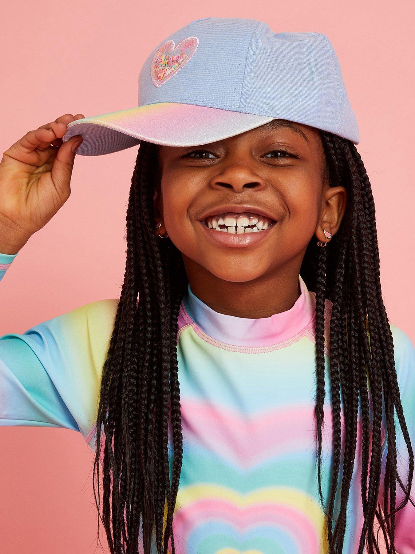 Image 2 of 4 of Accessorize Girls Shaky Glitter Cap - Multi