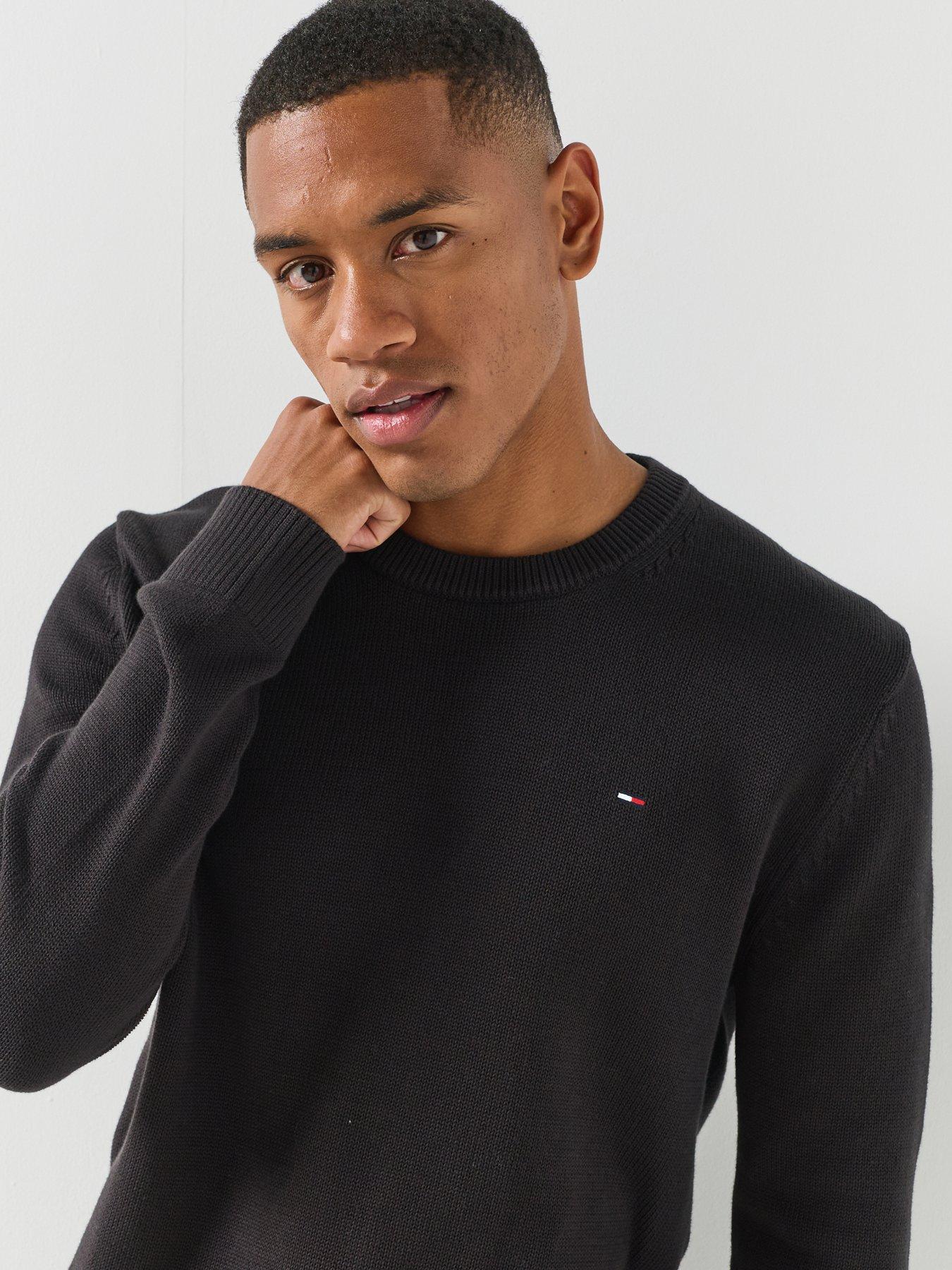 Image 5 of 6 of Tommy Jeans Essential Knitted Jumper - Black