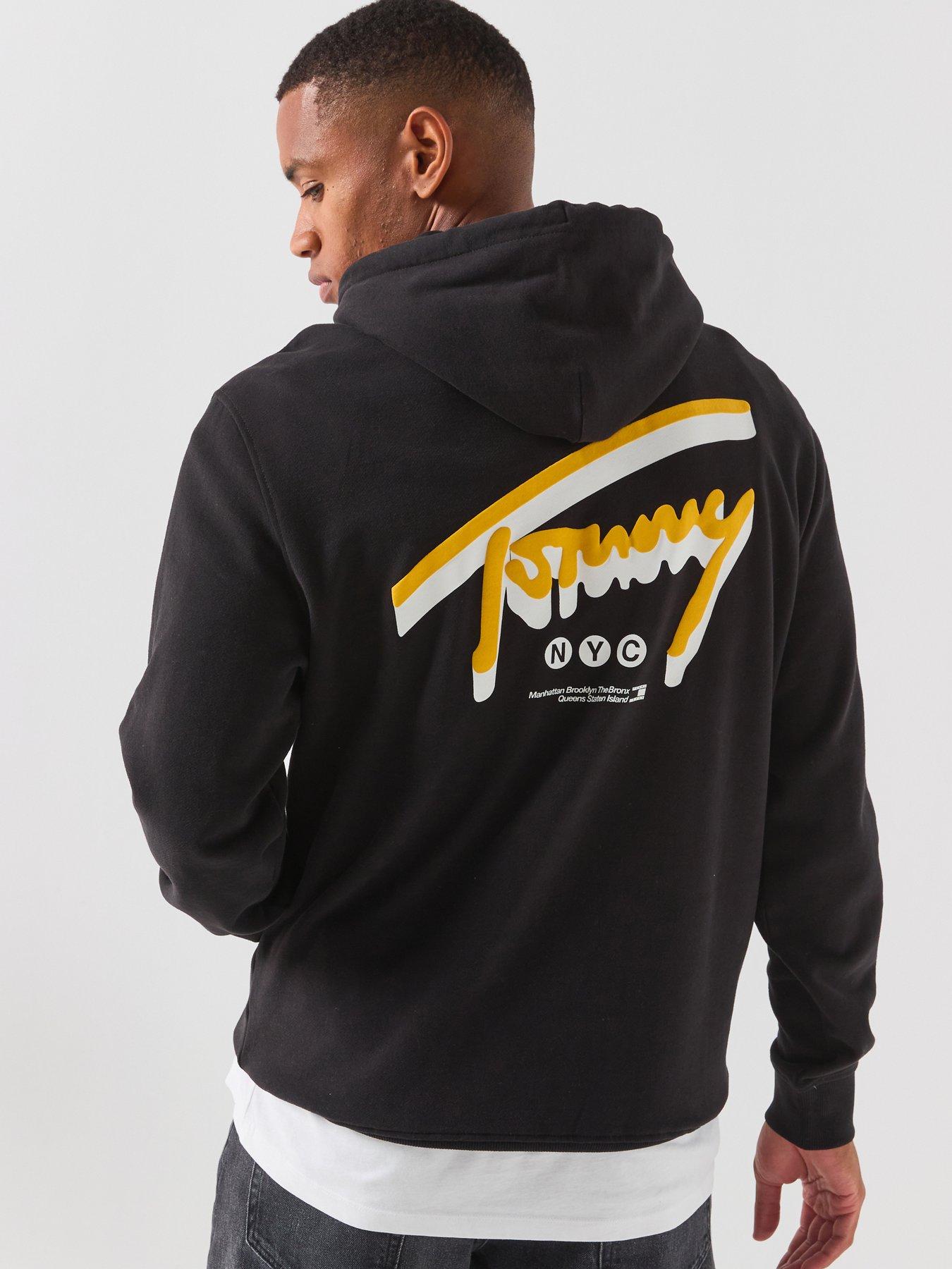 Tommy Jeans Regular NYC Signature Hoodie - Black