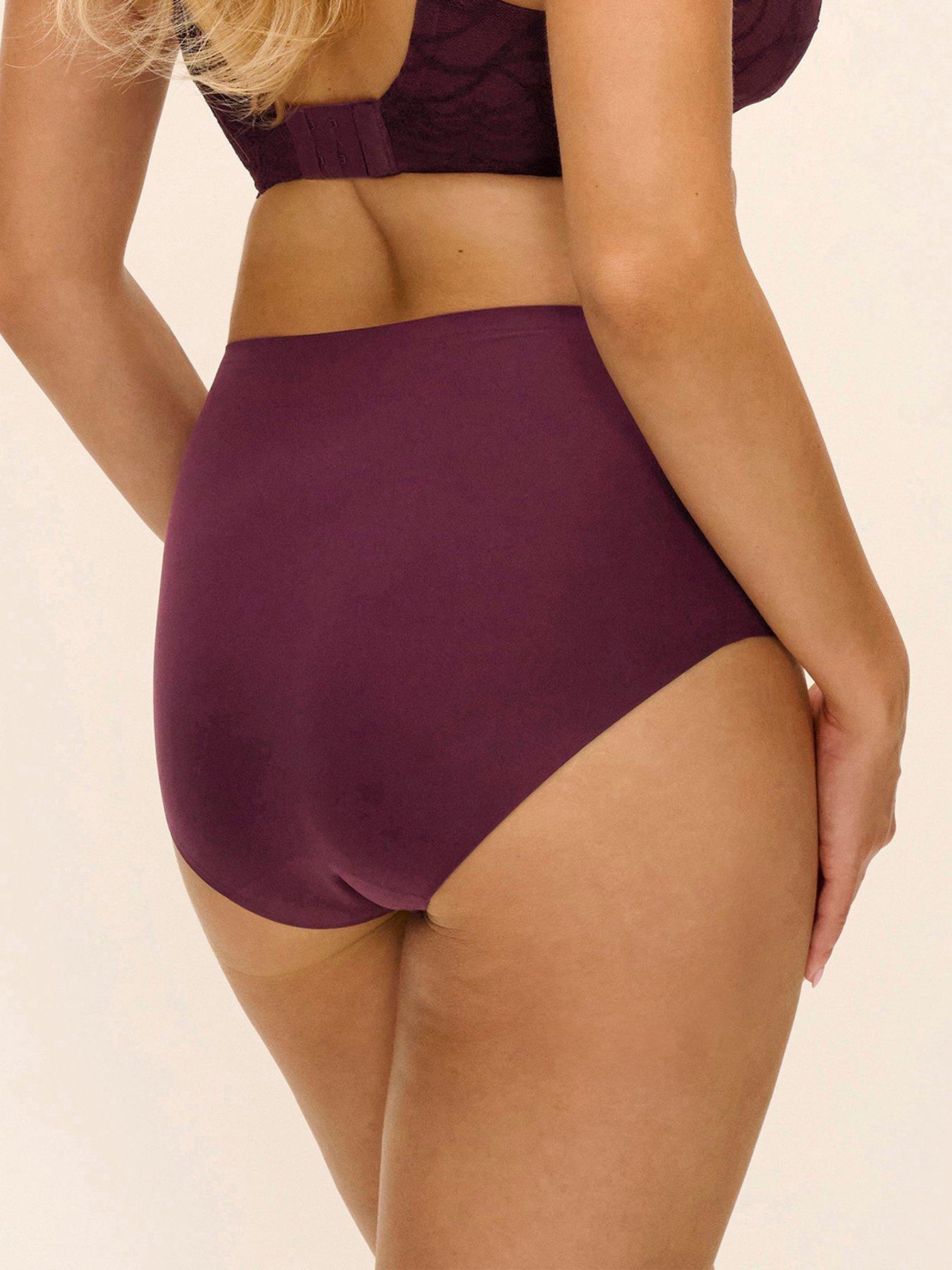 Image 4 of 4 of Fantasie Fantasie Smoothease Invisible Stretch Full Brief-Bordeaux