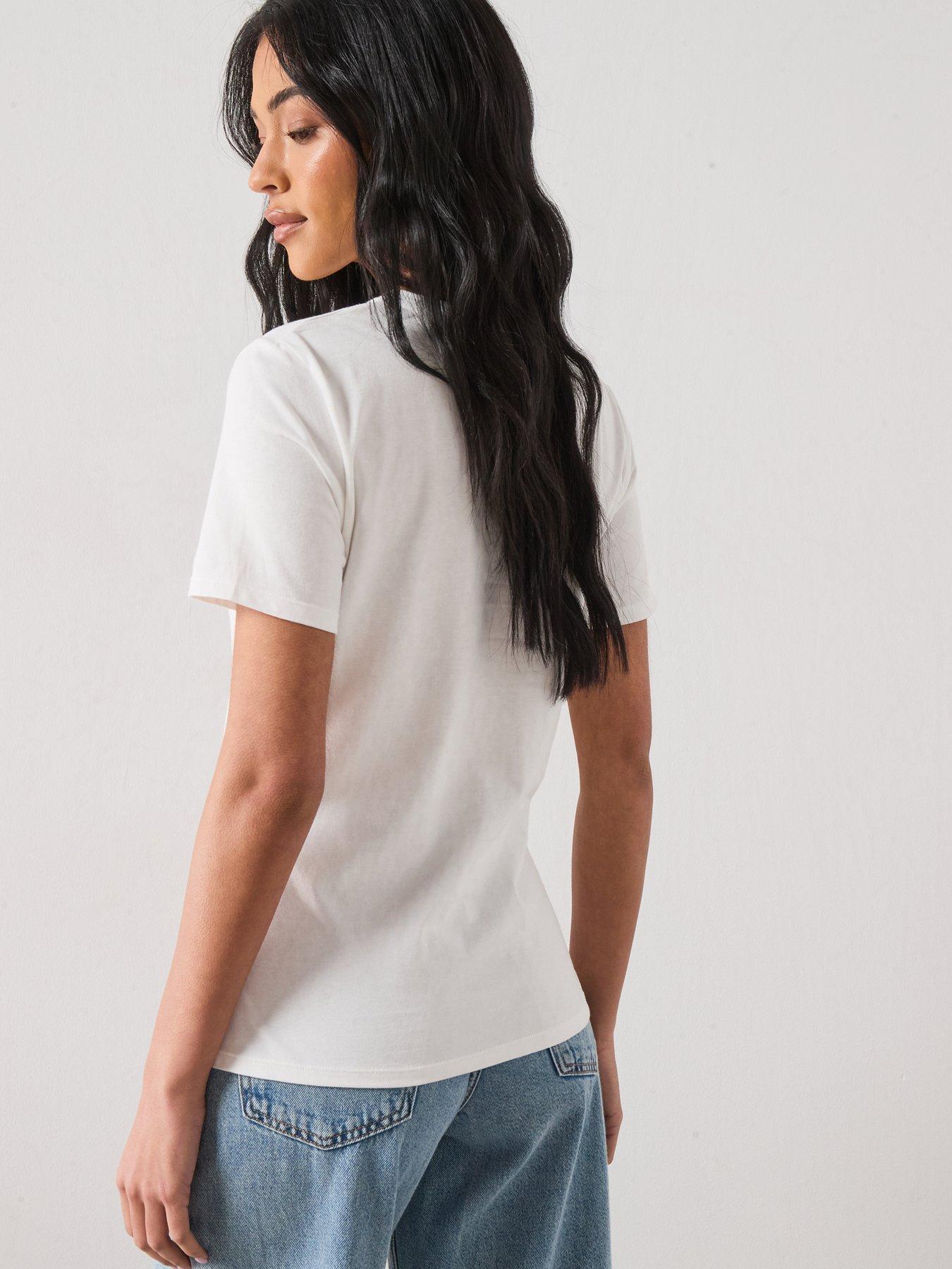 Image 2 of 5 of Mango T-Shirt Kiwix - White