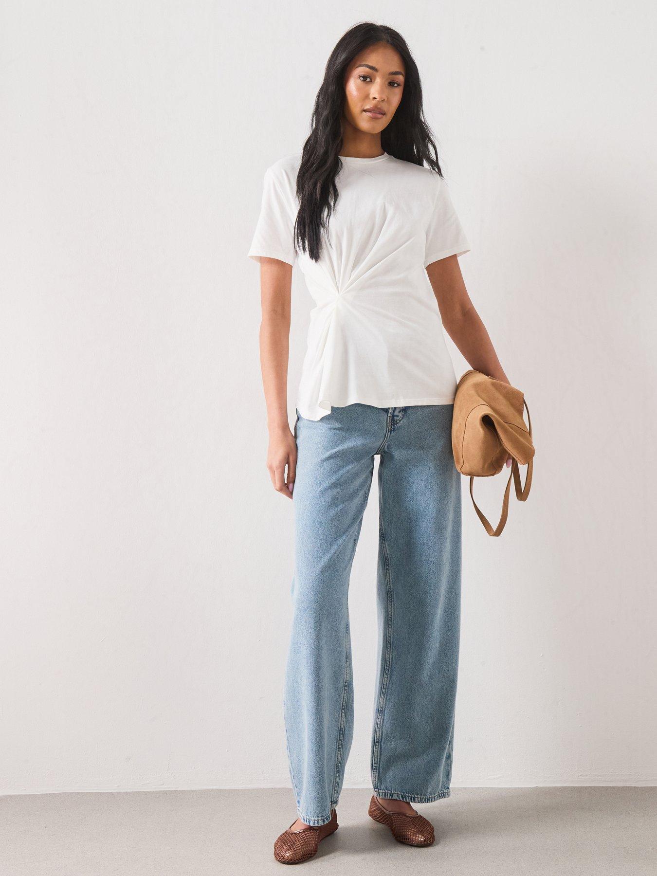 Image 3 of 5 of Mango T-Shirt Kiwix - White