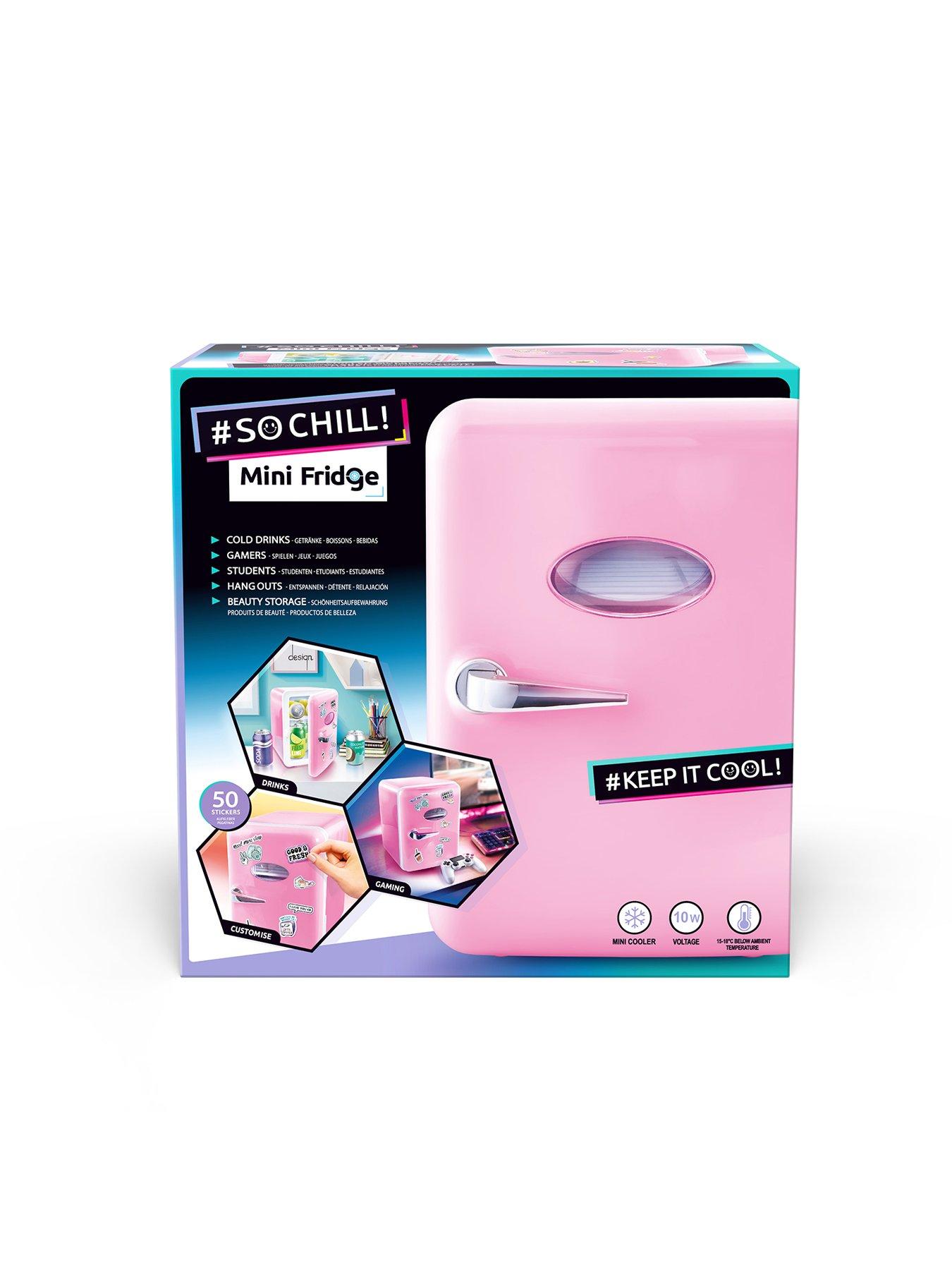 Image 2 of 7 of So Chill So Chill Mini Fridge Pastel Pink