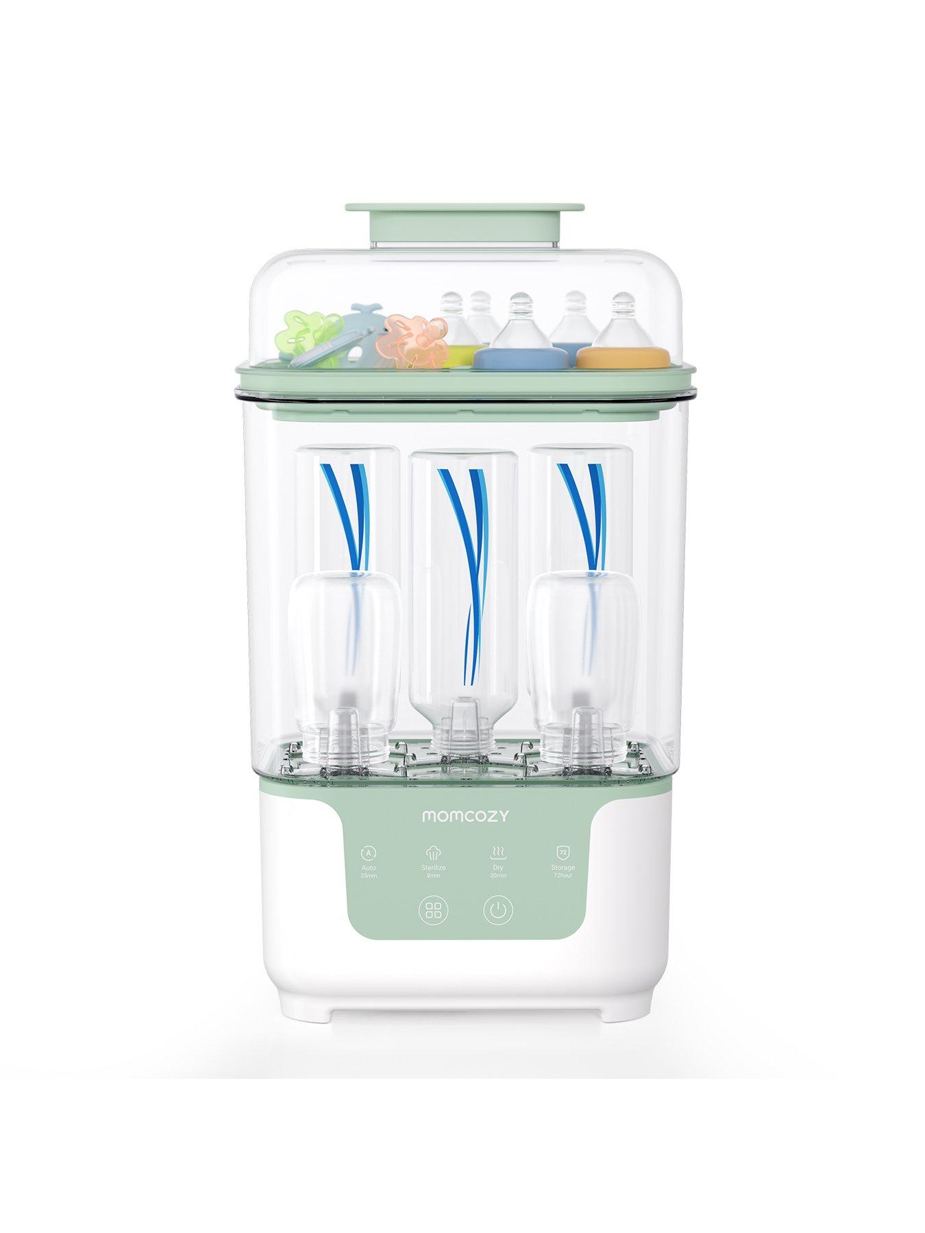 Momcozy Bottle Sterilizer and Dryer, White