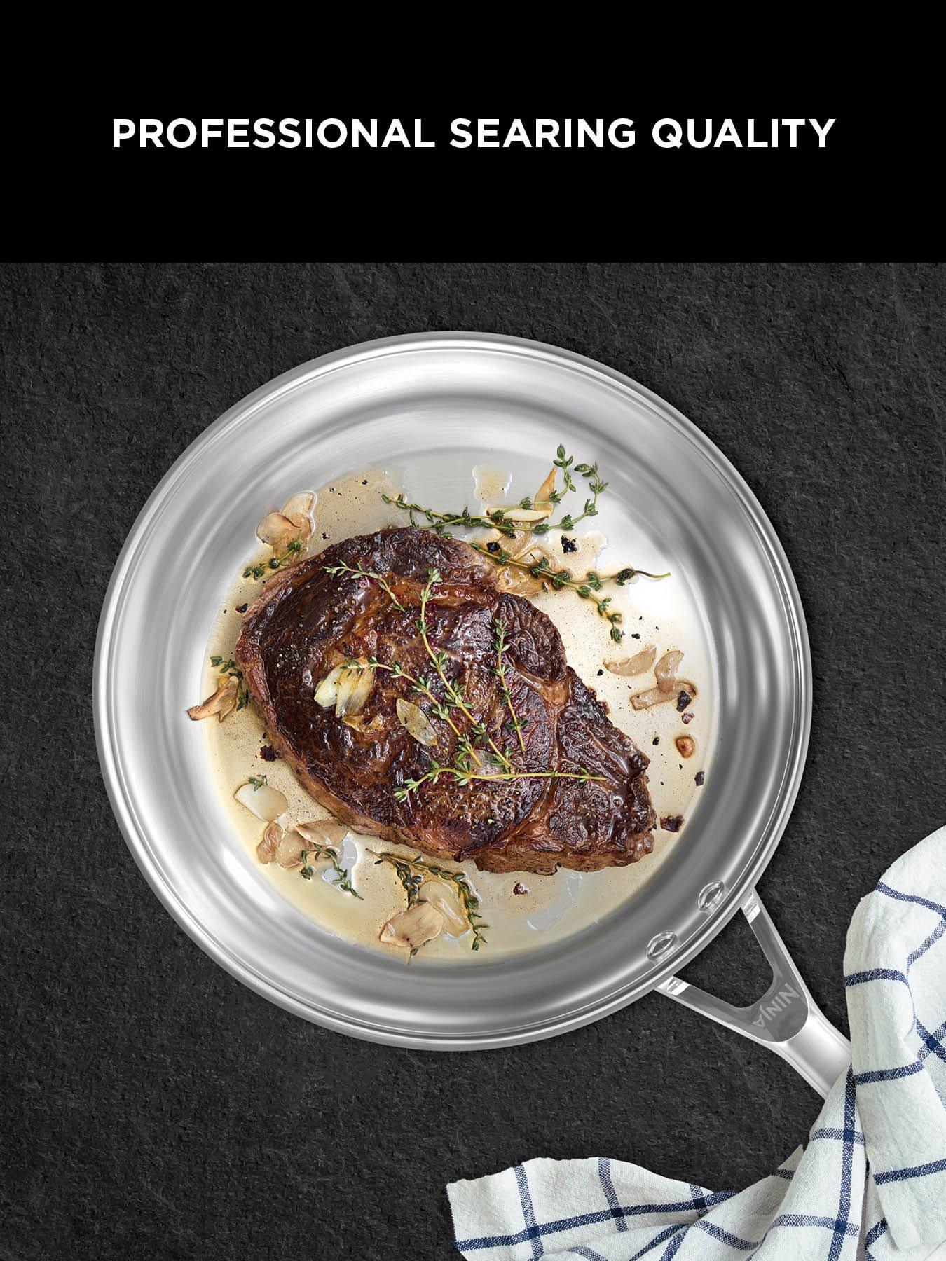 Image 2 of 6 of NINJA Everclad Stainless Steel 28cm Frying Pan C90028eui