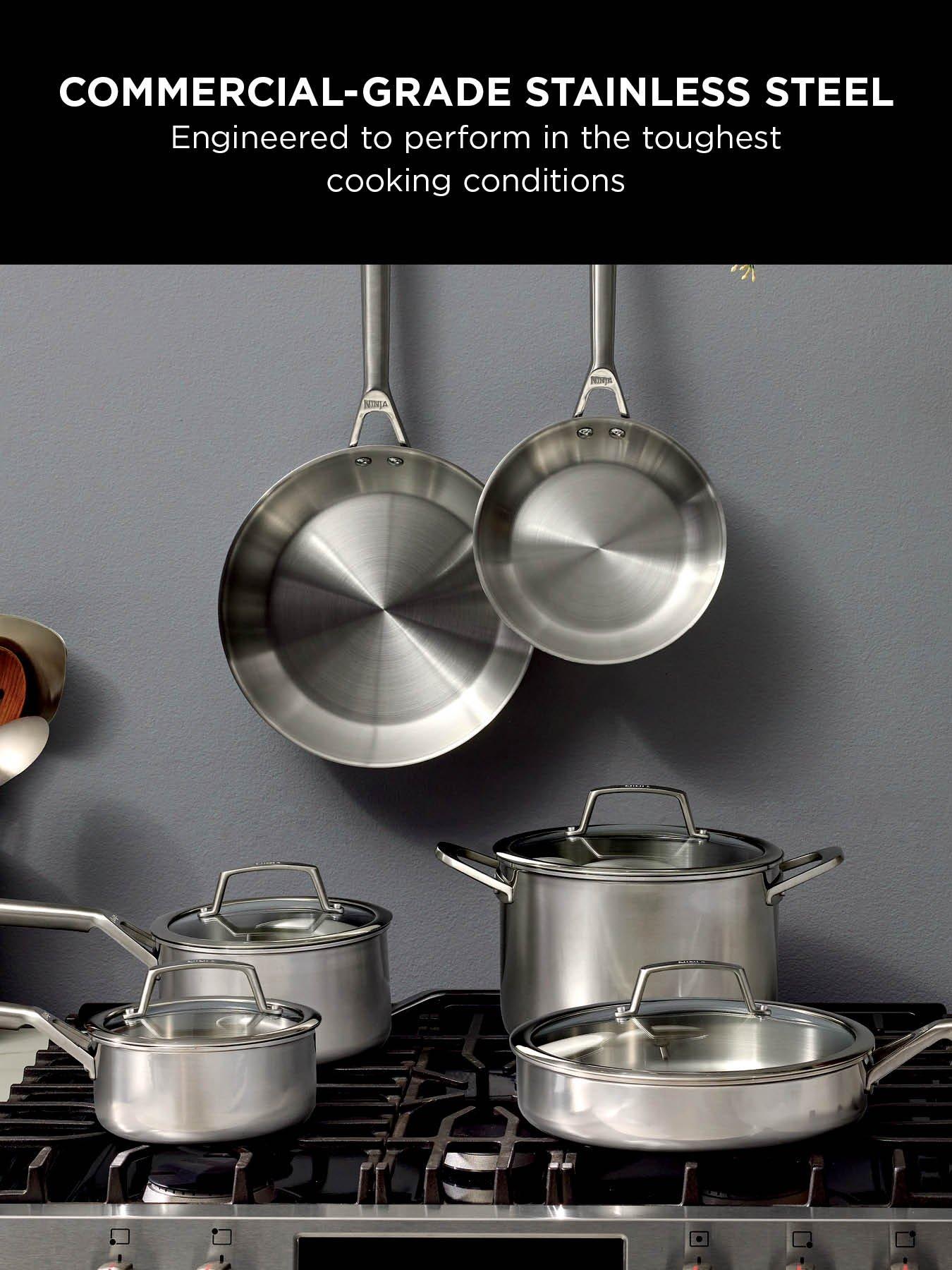 Image 4 of 6 of NINJA Everclad Stainless Steel 28cm Frying Pan C90028eui