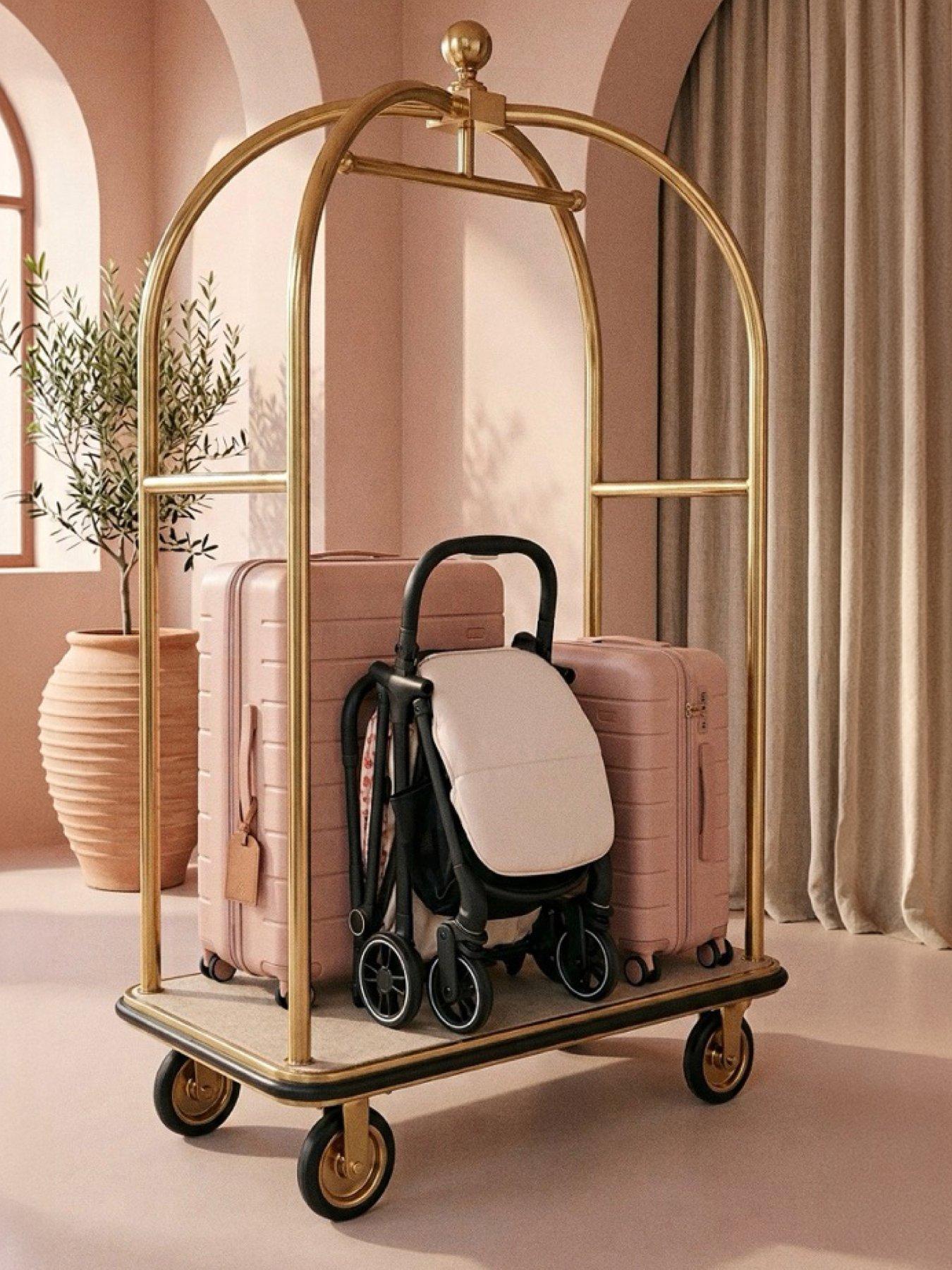 Image 7 of 7 of My Babiie MBX6 Auto-Fold Compact Stroller - Pink Leopard