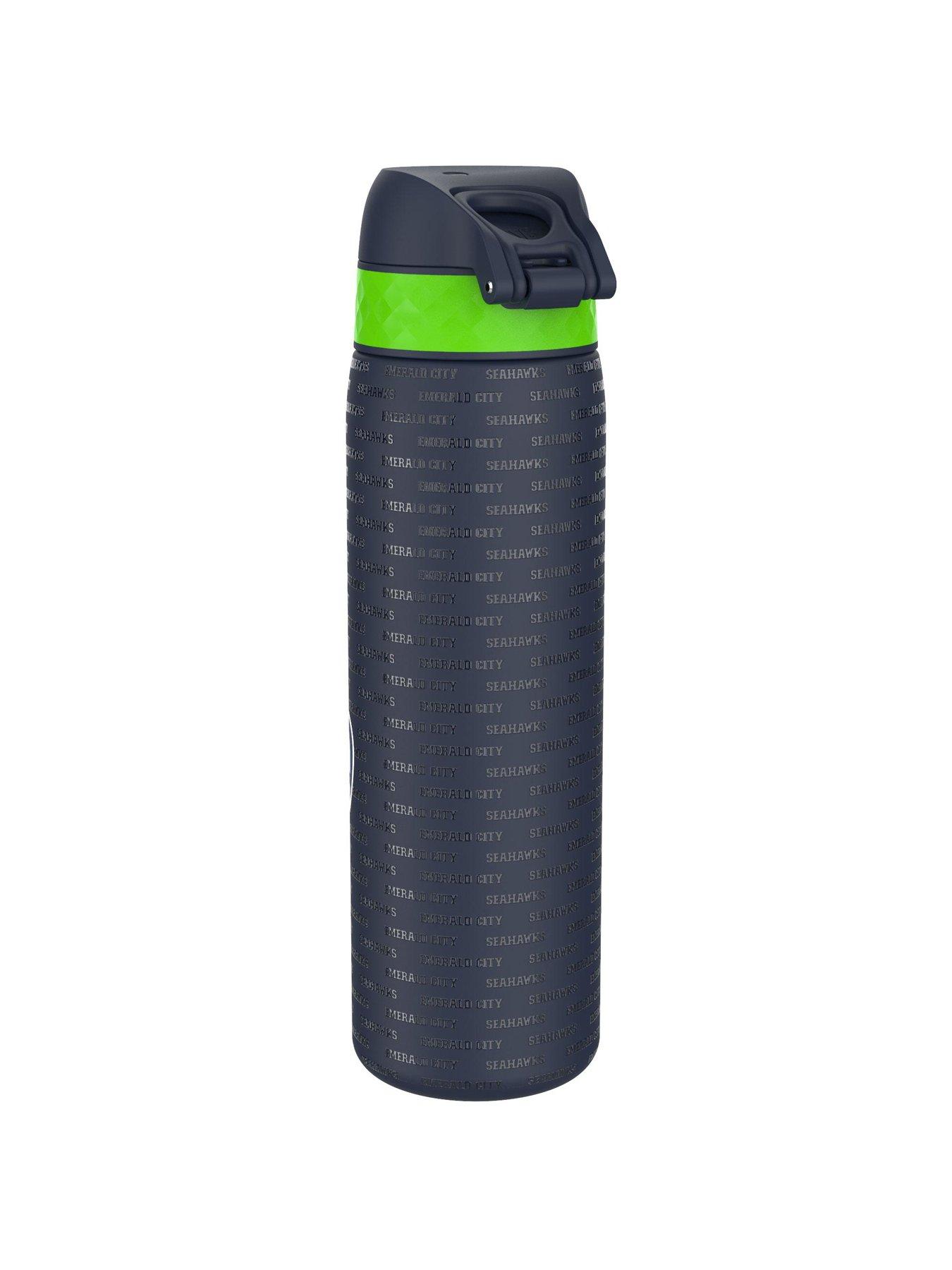 Image 2 of 5 of Ion8 Leak Proof Slim Water Bottle, Stainless Steel, Nfl Seahawks, 600ml (20oz)