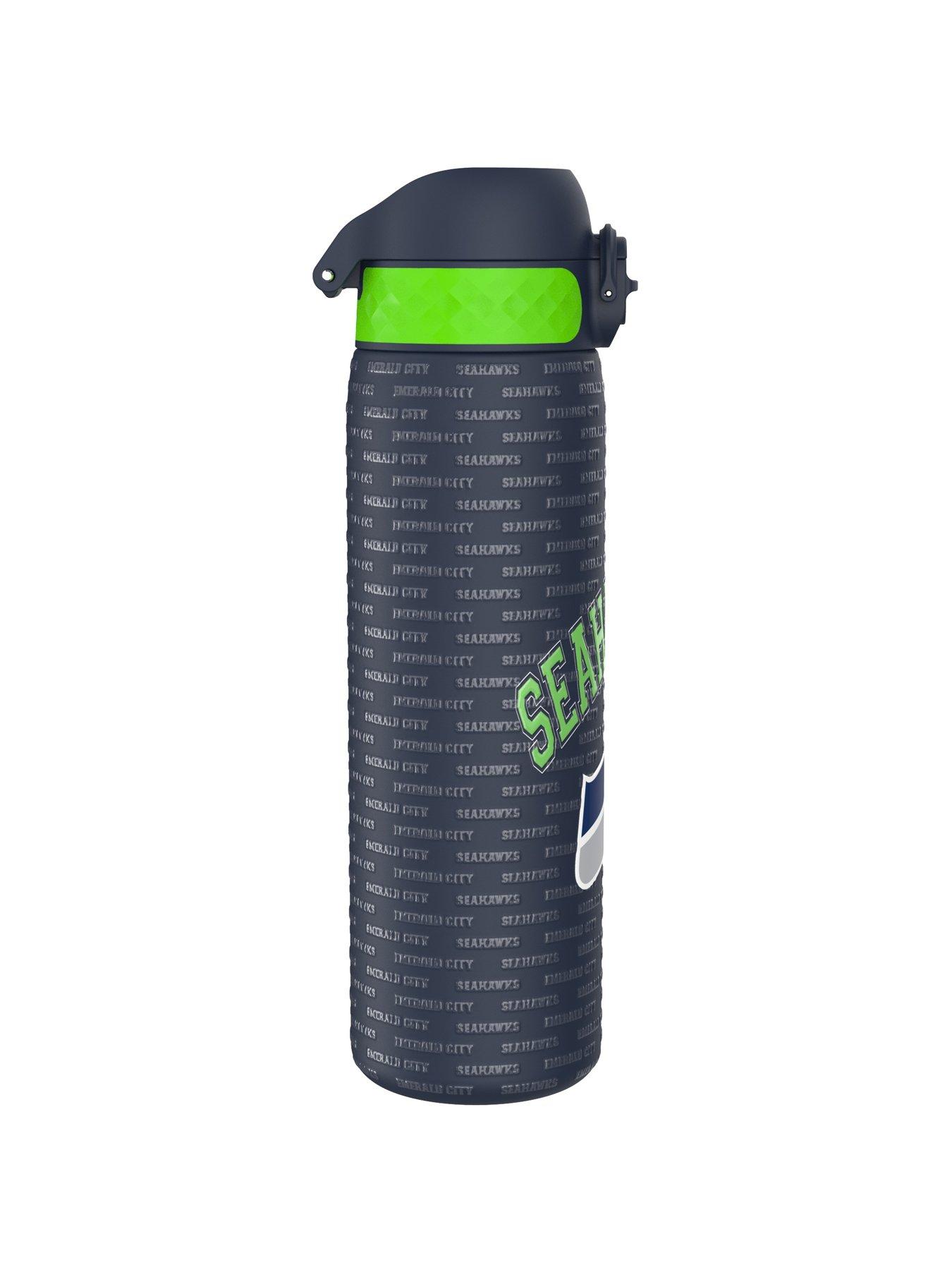 Image 3 of 5 of Ion8 Leak Proof Slim Water Bottle, Stainless Steel, Nfl Seahawks, 600ml (20oz)