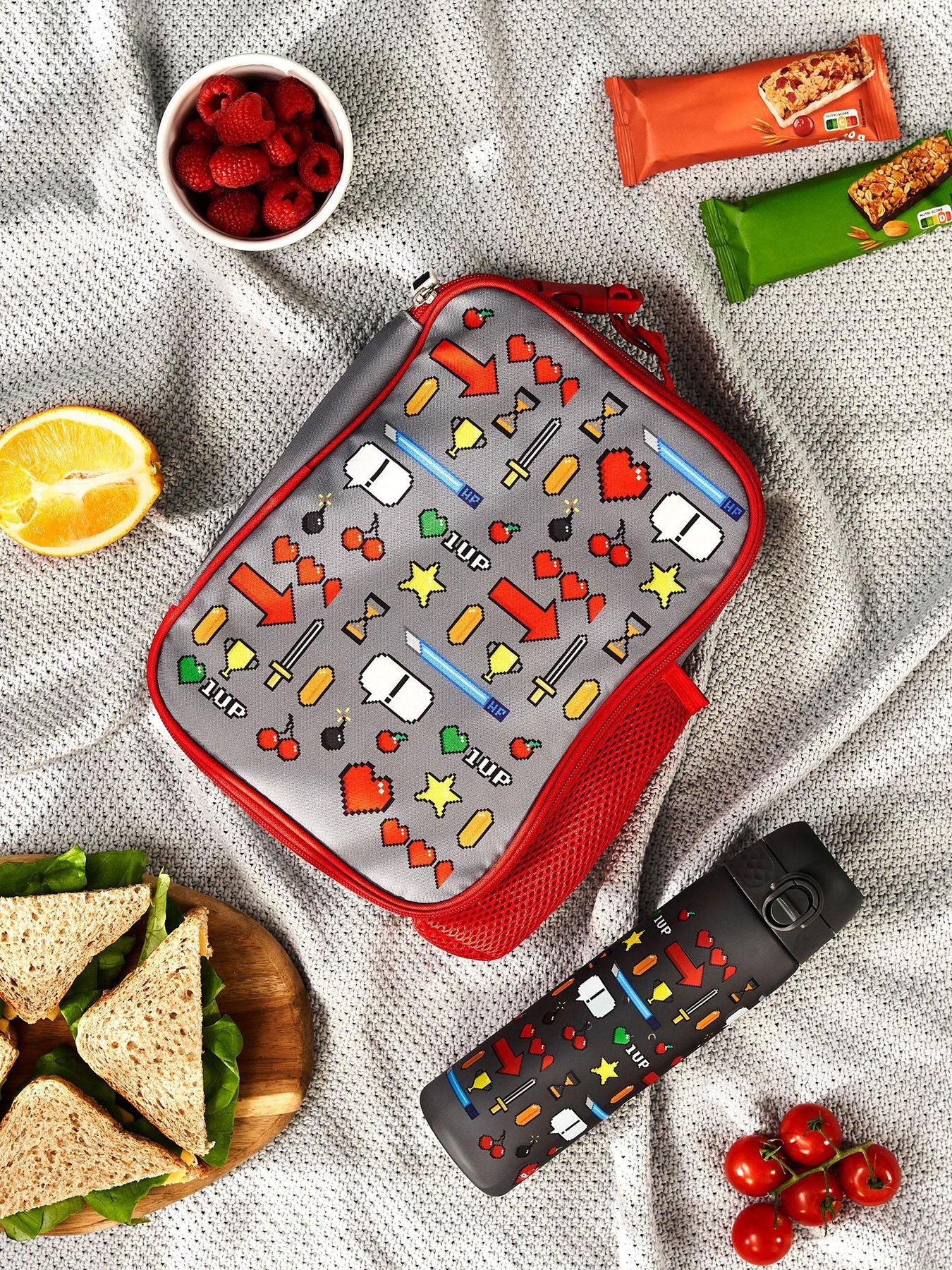 Ion8 Bundle Water Bottle + Straw + Lunch Bag , I8rf500pggame + I8xstrawppmed + I8lbggame