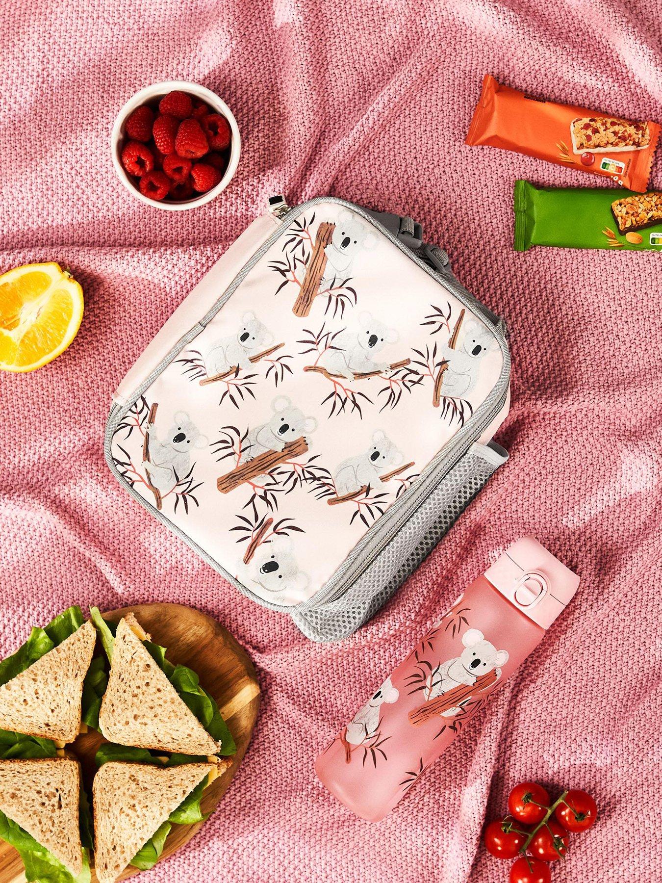 Ion8 Bundle Water Bottle + Straw + Lunch Bag , I8rf500ppkoala2 + I8xstrawppmed + I8lbpkoala