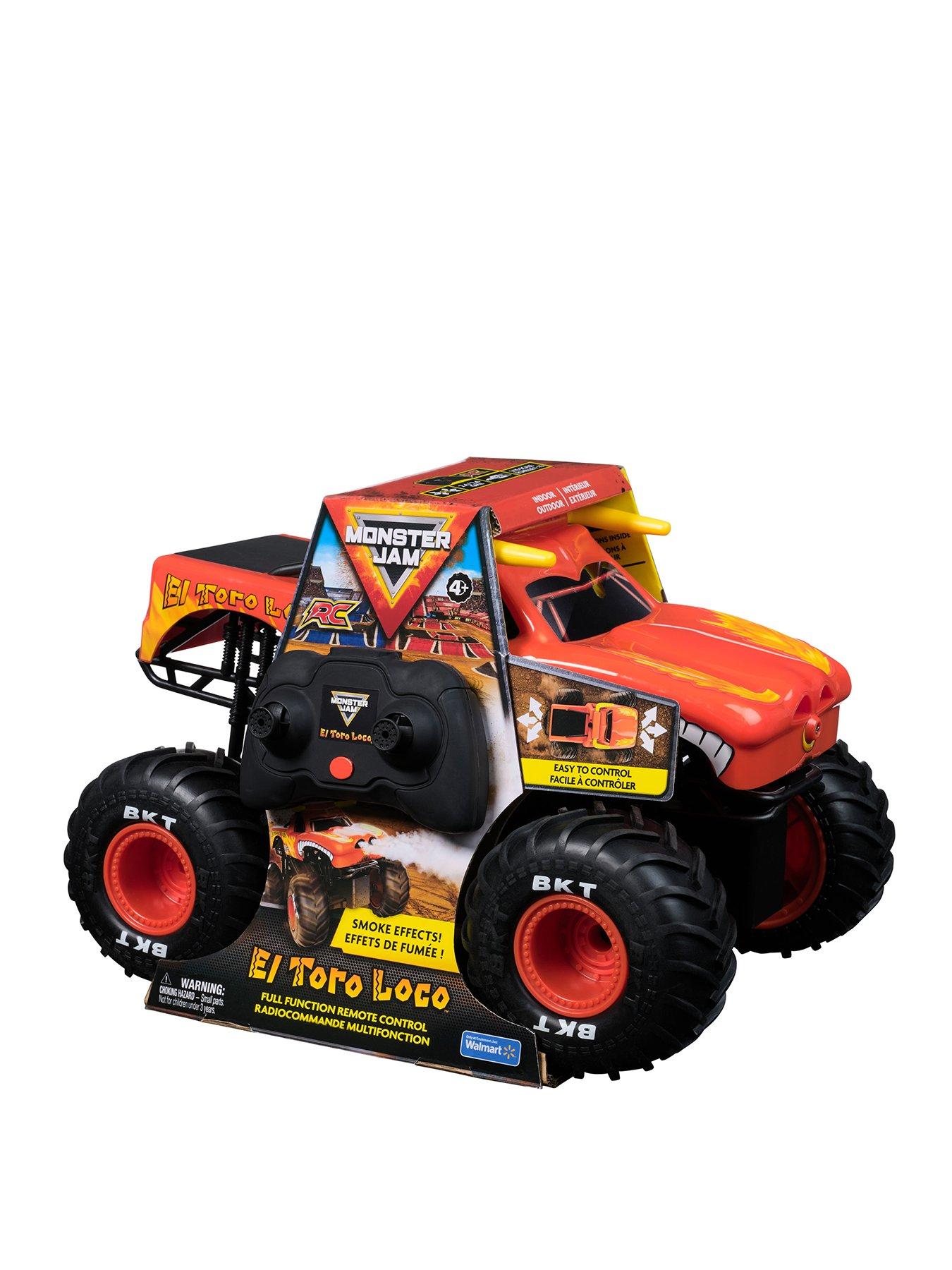 Image 1 of 7 of Monster Jam El Toro Loco RC Monster Truck with Atomizer Smoke Effects, 1:15 Scale