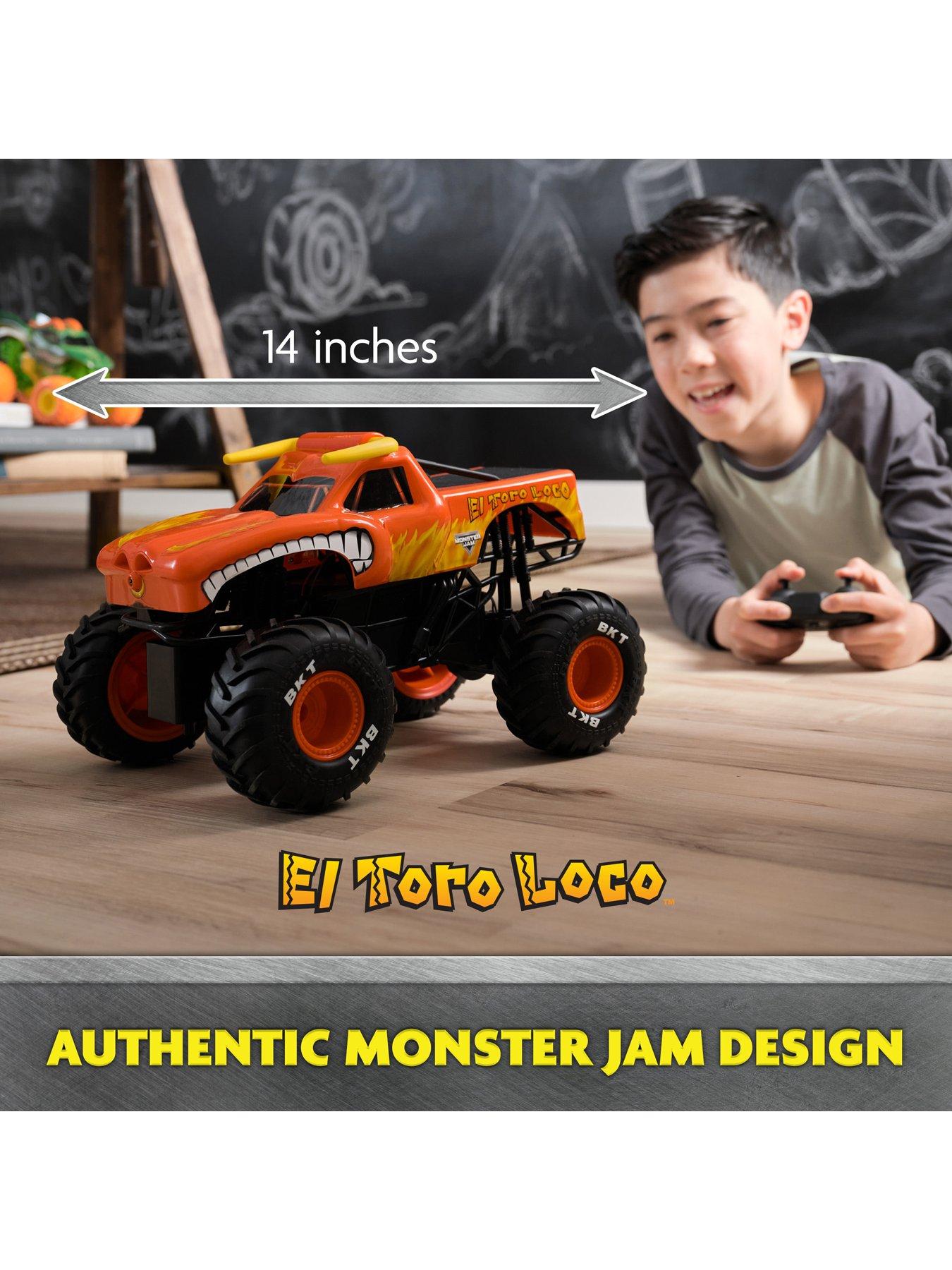 Image 2 of 7 of Monster Jam El Toro Loco RC Monster Truck with Atomizer Smoke Effects, 1:15 Scale