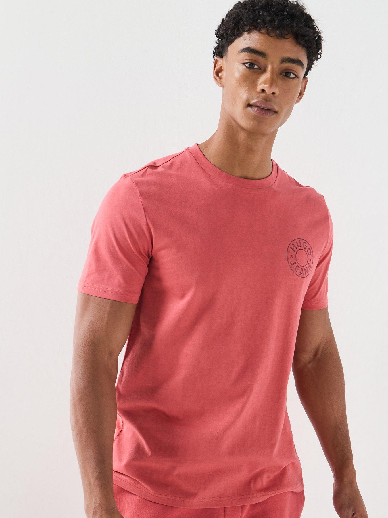 Hugo Blue Nemodo Graphic T-Shirt - Red
