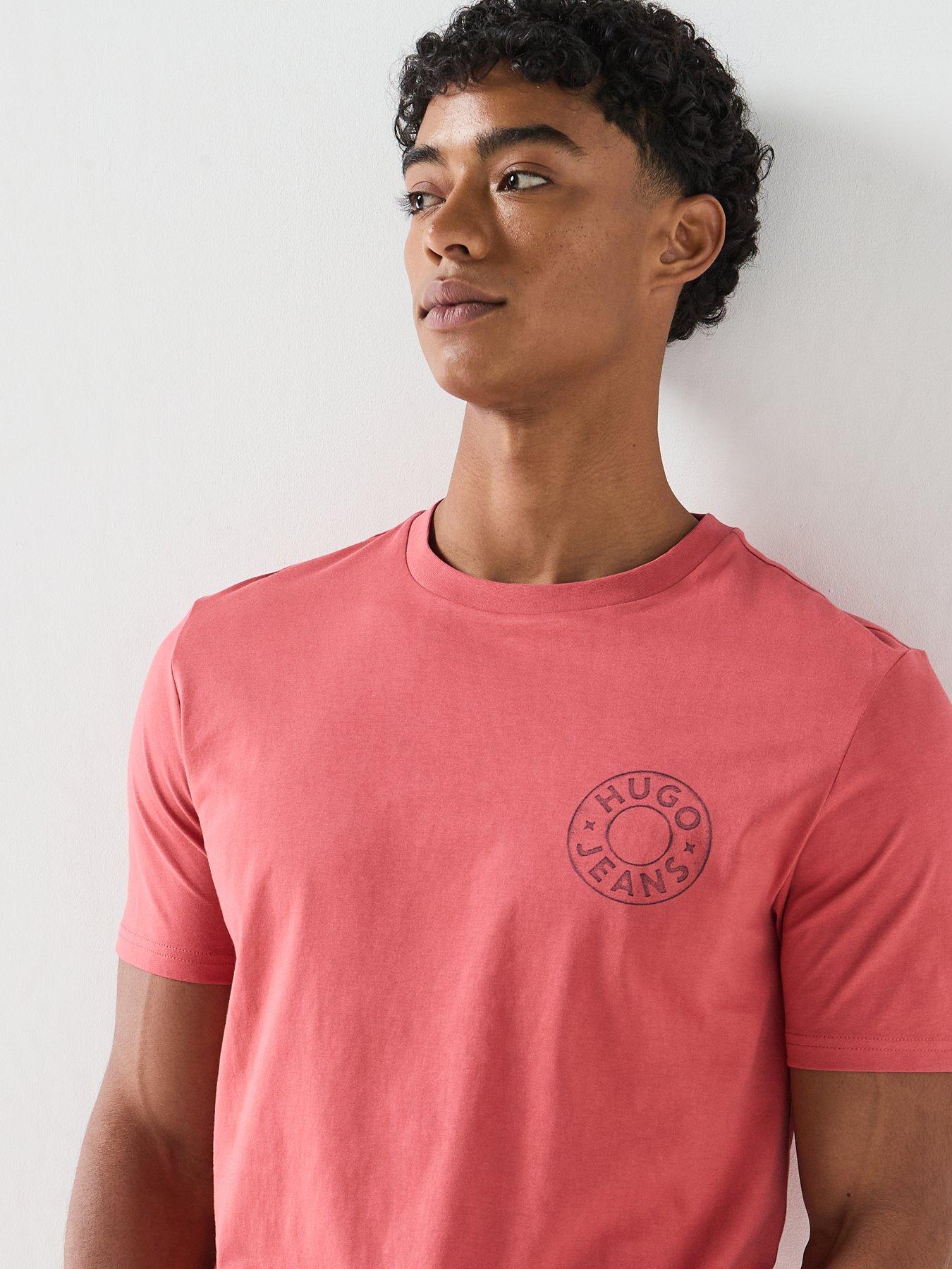 Image 5 of 5 of HUGO Blue Nemodo Graphic T-Shirt - Red