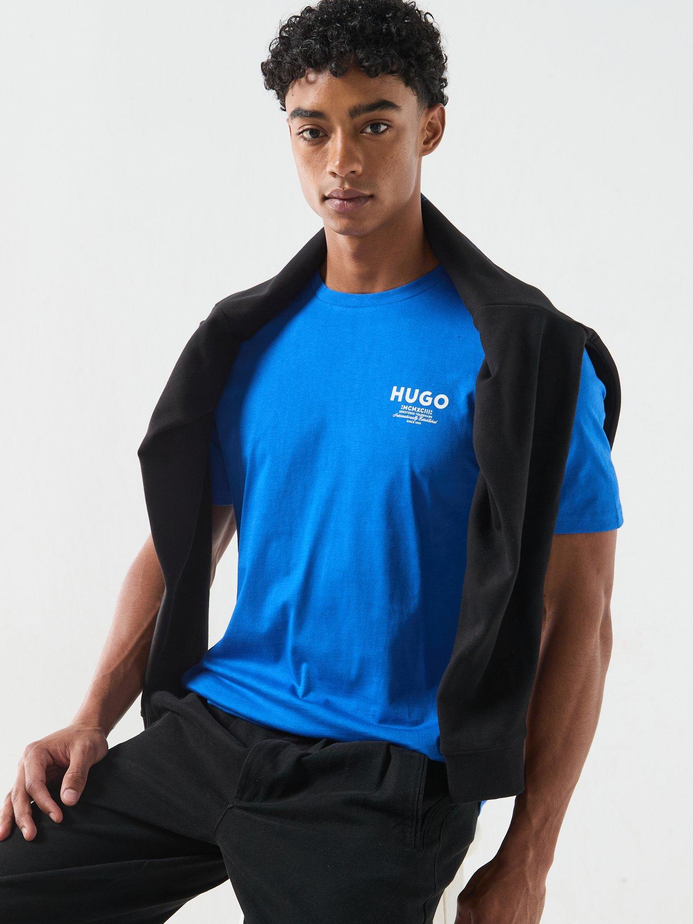 Image 6 of 6 of HUGO Nesptee Small Logo T-Shirt - Blue