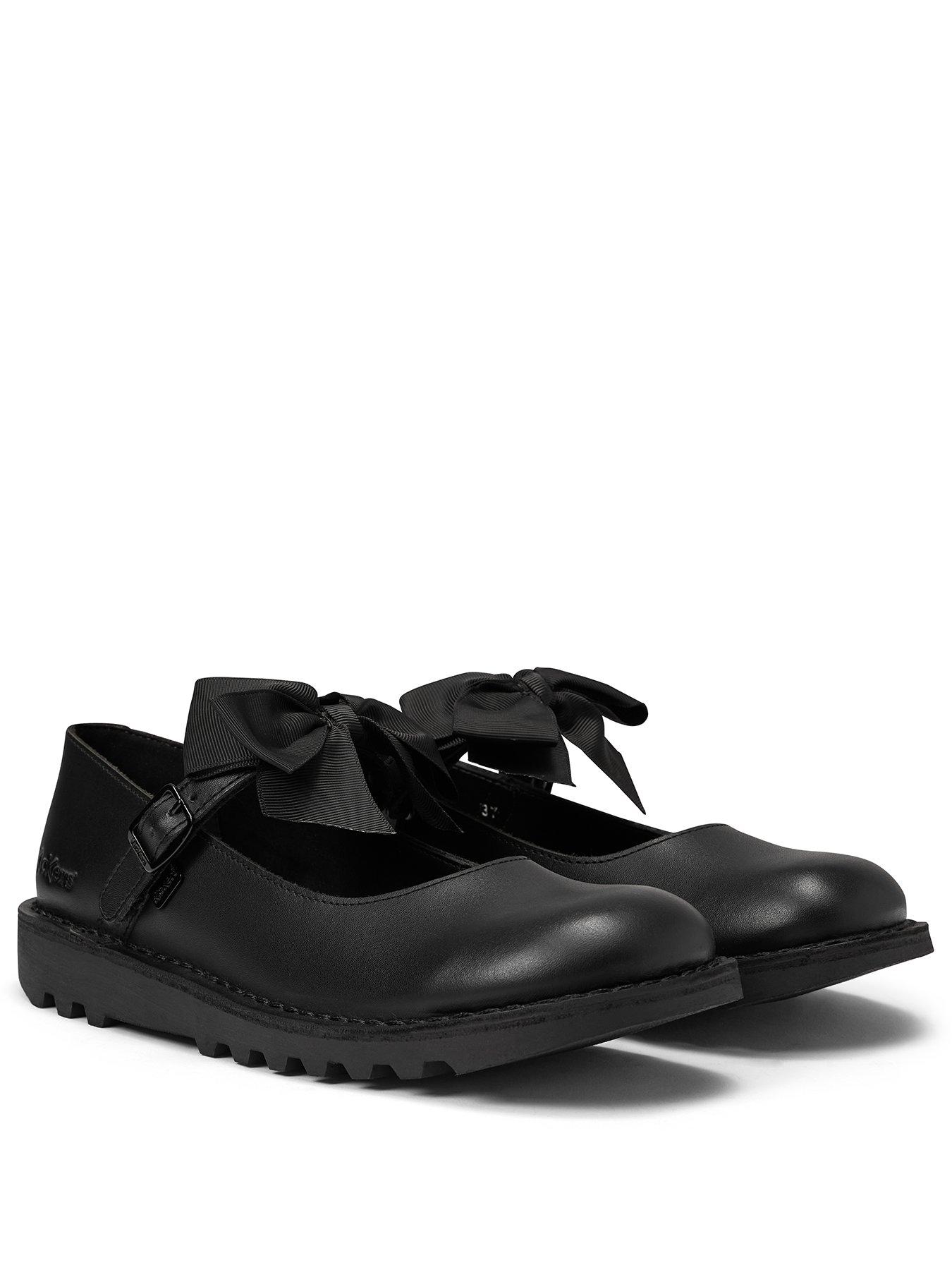 Image 2 of 6 of Kickers Kick Mj Bow Lthr Yf Blk