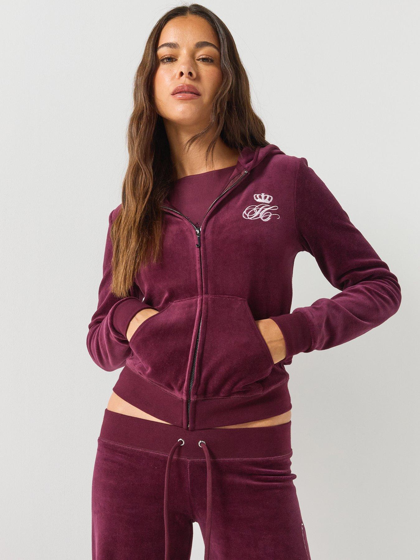 Image 1 of 5 of Juicy Couture Rebelle Robyn Hoodie - Red