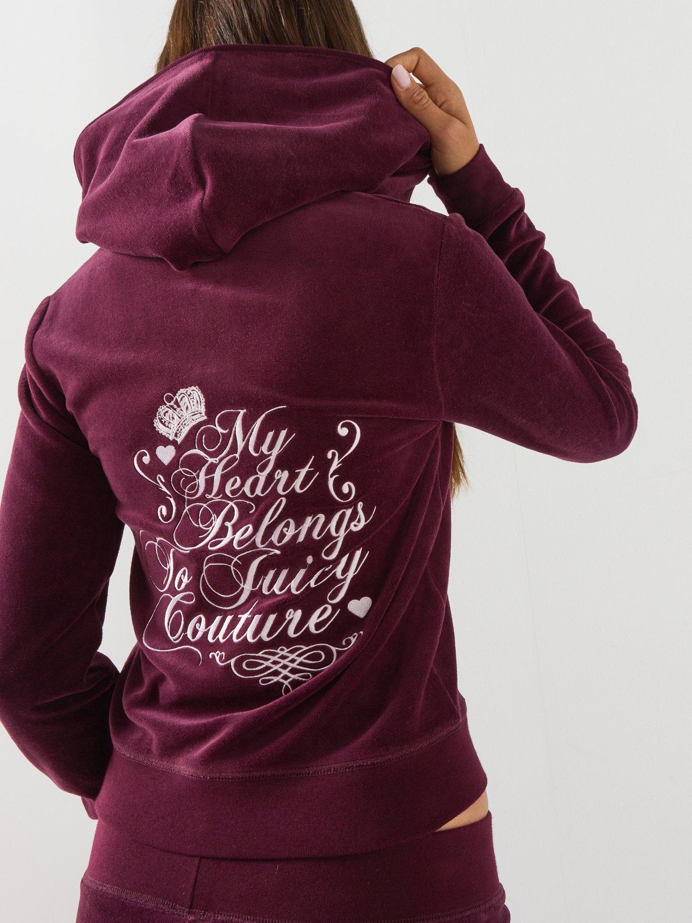 Image 4 of 5 of Juicy Couture Rebelle Robyn Hoodie - Red