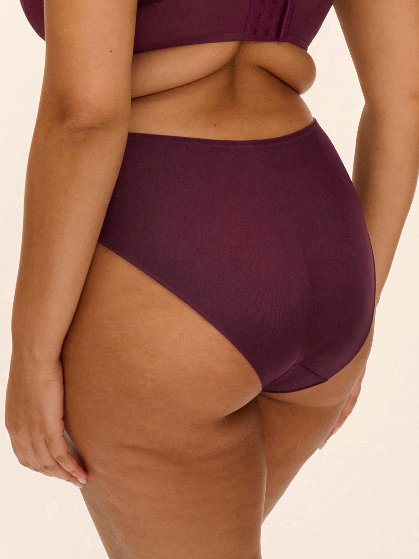Image 4 of 4 of Elomi Reja Brazillian Brief - Fig