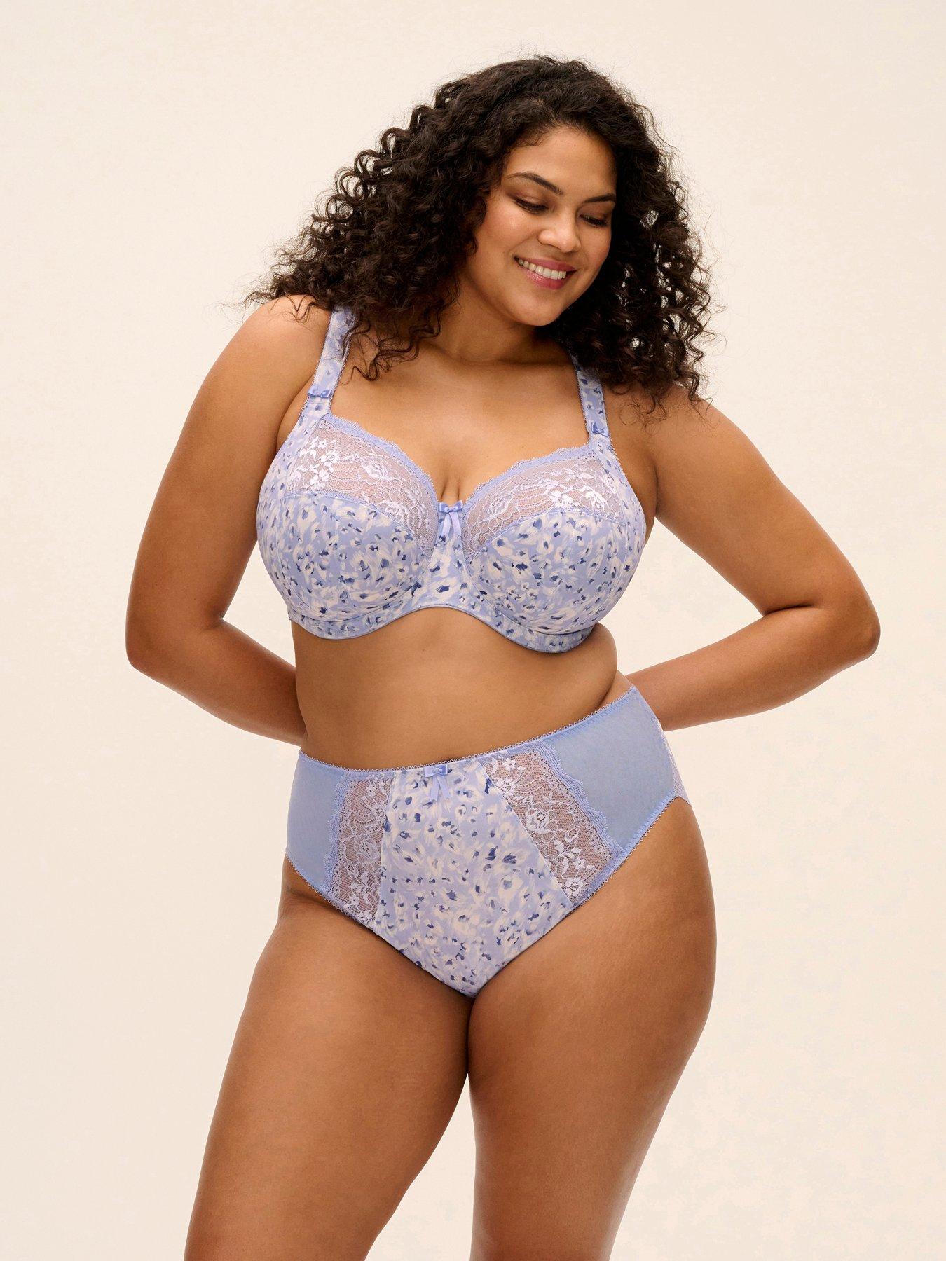 Image 1 of 4 of Elomi Morgan Stretch Banded Bra - Blue Leopard