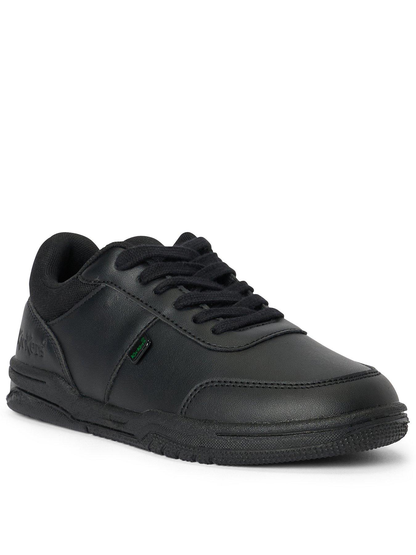 Kickers Junior Mervan Lo Lace Up Shoe - Black
