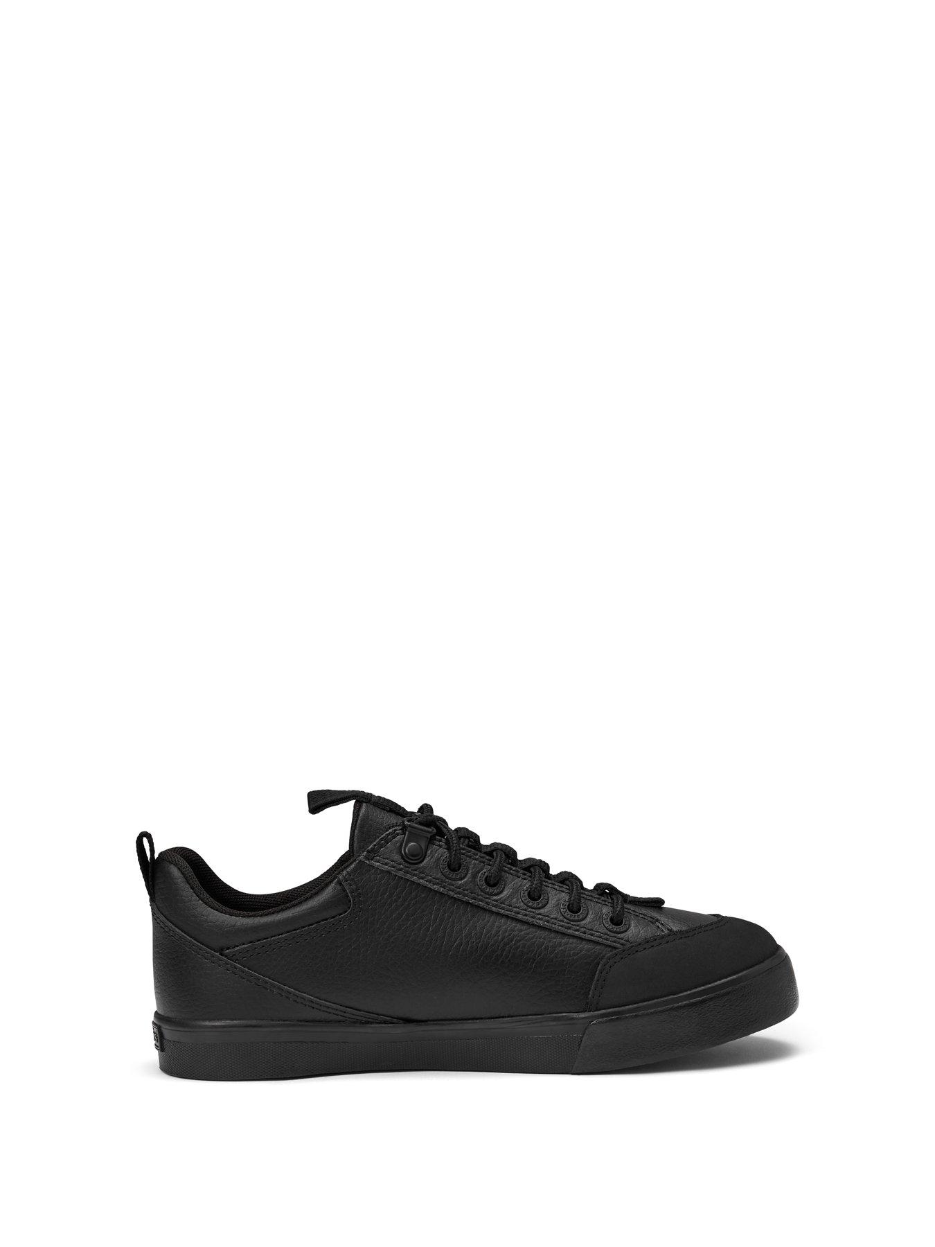 Image 5 of 6 of Kickers Youth Tovni Lo Track Leather Shoe - Black