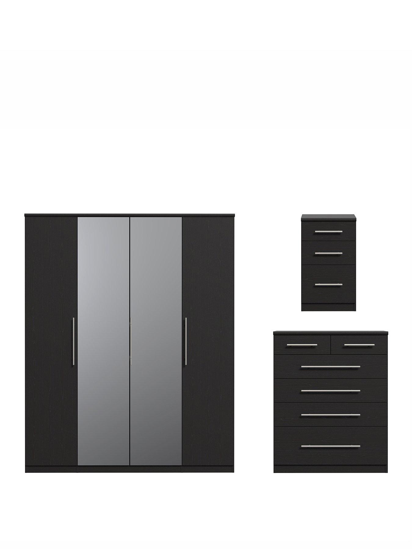 Image 2 of 6 of The Very Collection Home Essentials -&nbsp;Prague Pack 3 (bedside, 4+2, 4 Dr Robe) - FSC&reg; Certified