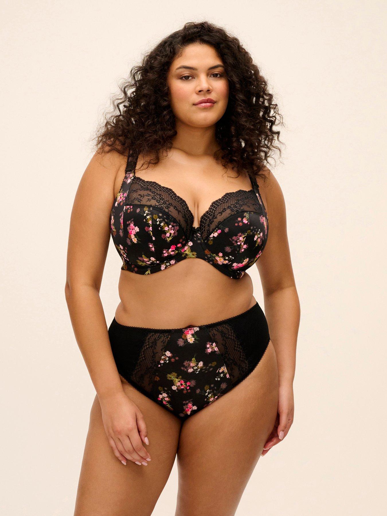 Image 1 of 4 of Elomi Lucie Underwire Plunge Bra - Stretch-fleur