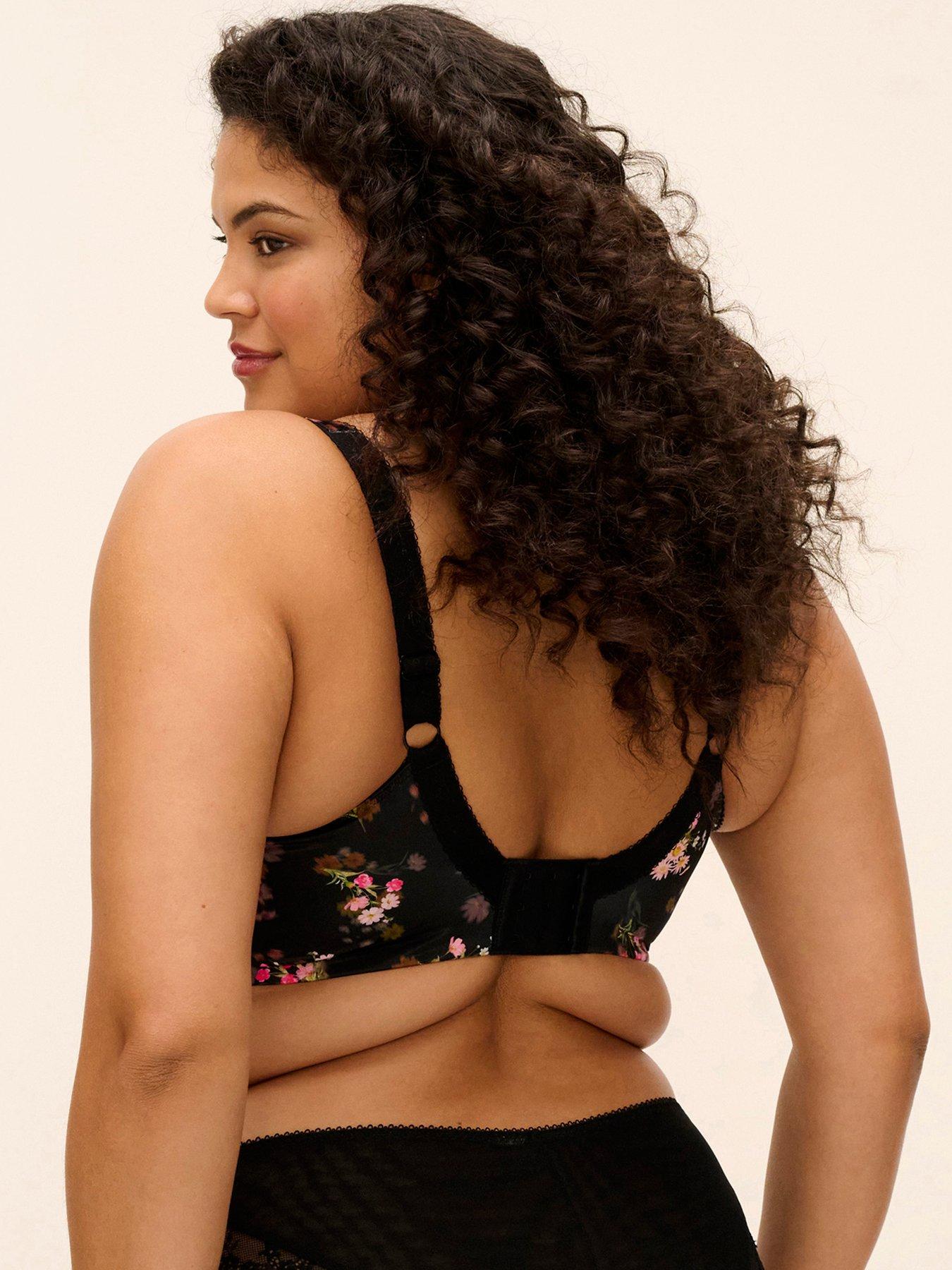 Image 4 of 4 of Elomi Lucie Underwire Plunge Bra - Stretch-fleur