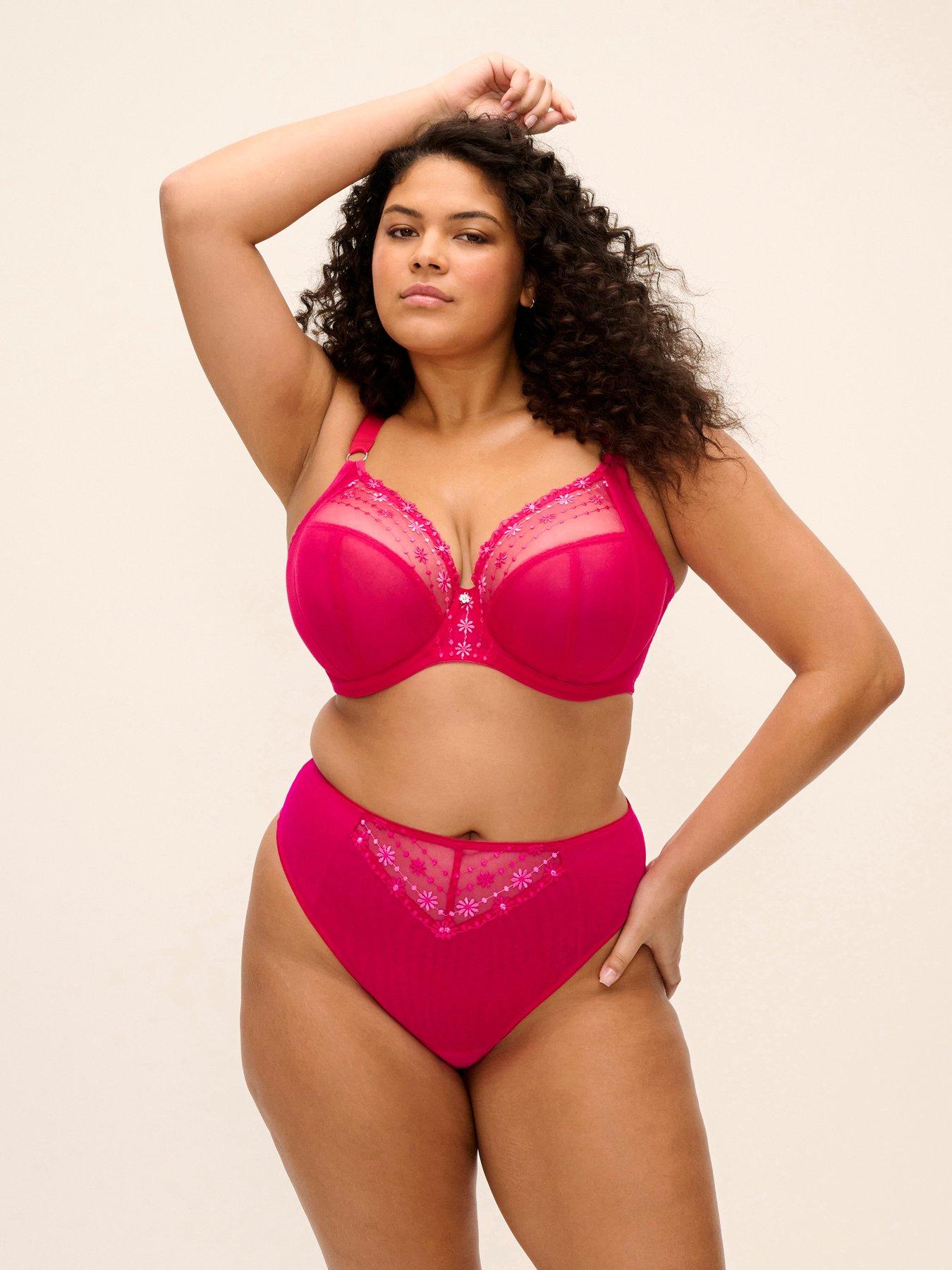 Elomi Matilda Underwire Plunge Bra- Hot Pink