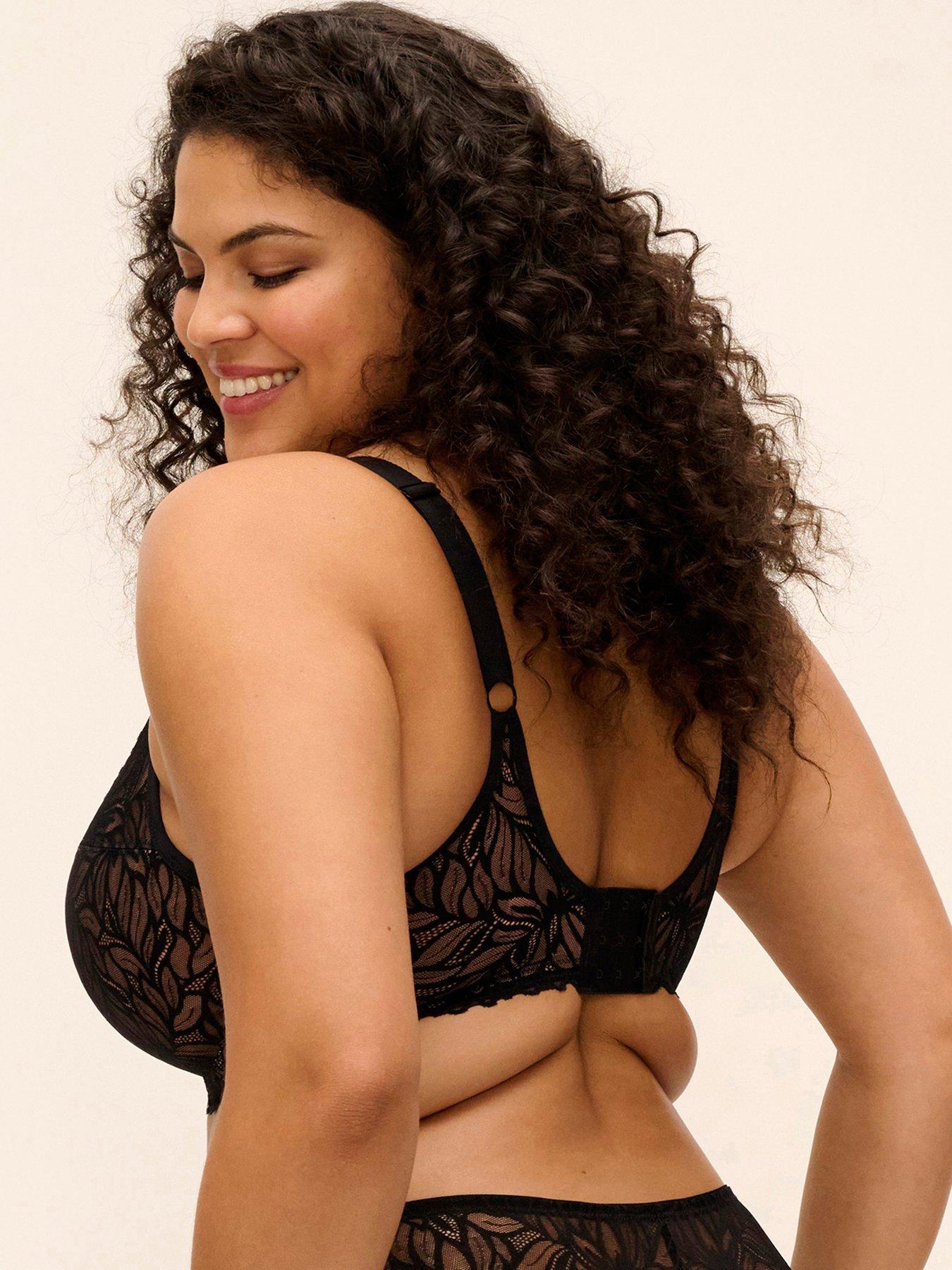 Image 4 of 4 of Elomi Carena Underwire Balconette Bra-black