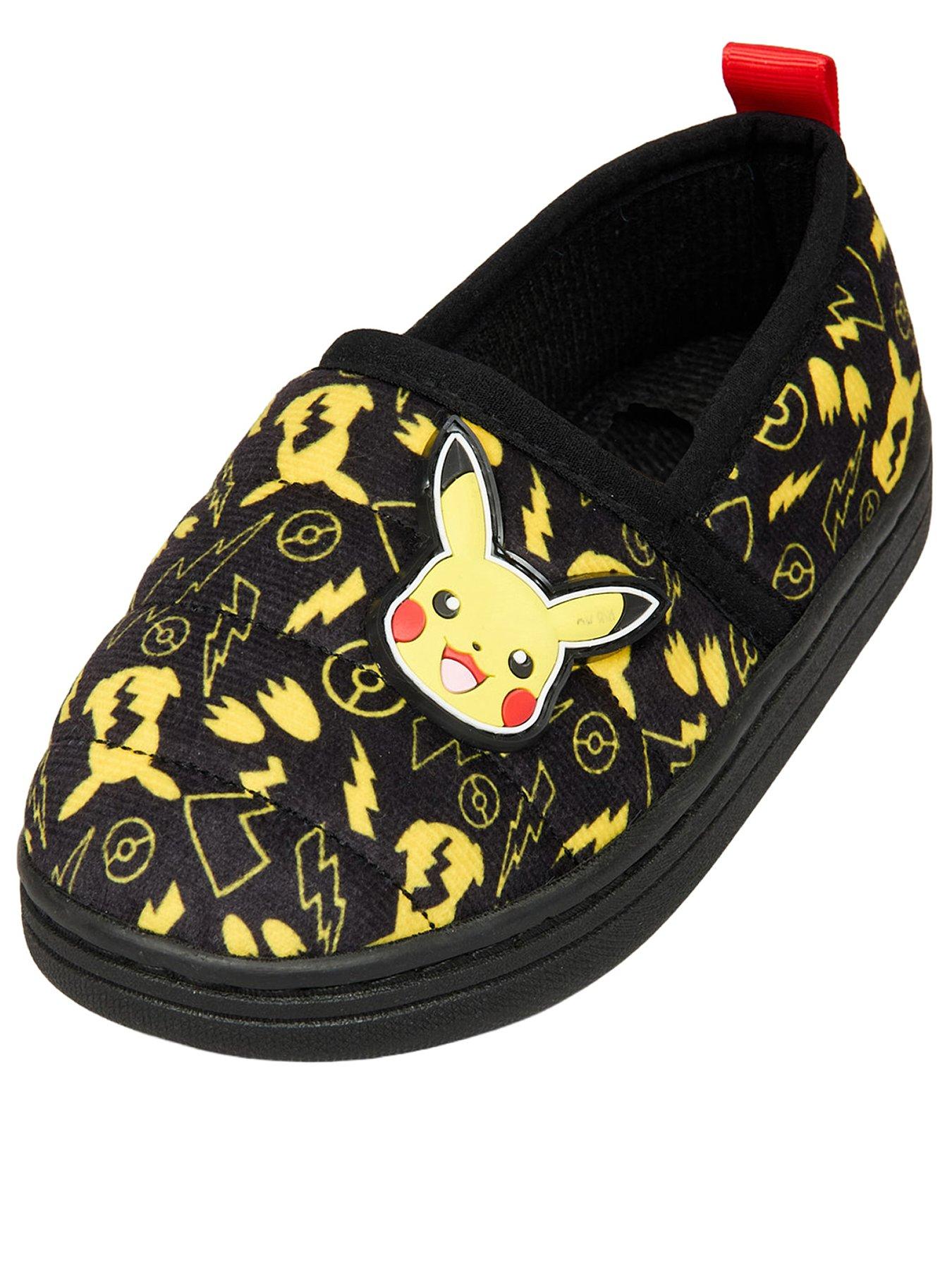 Image 1 of 5 of The Very Collection Pokemon Slipper - Black