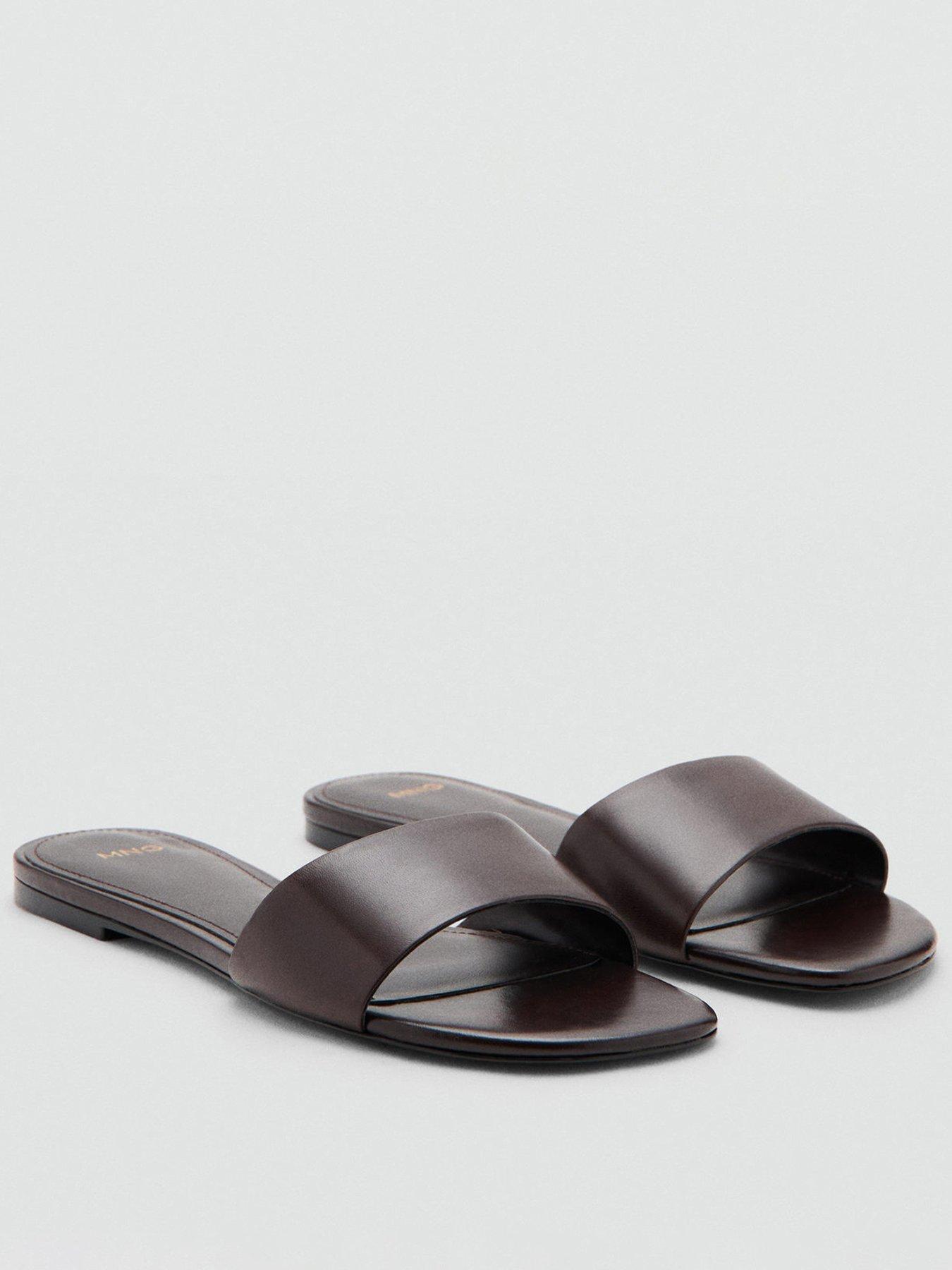 Mango Amelia Sandals - Brown