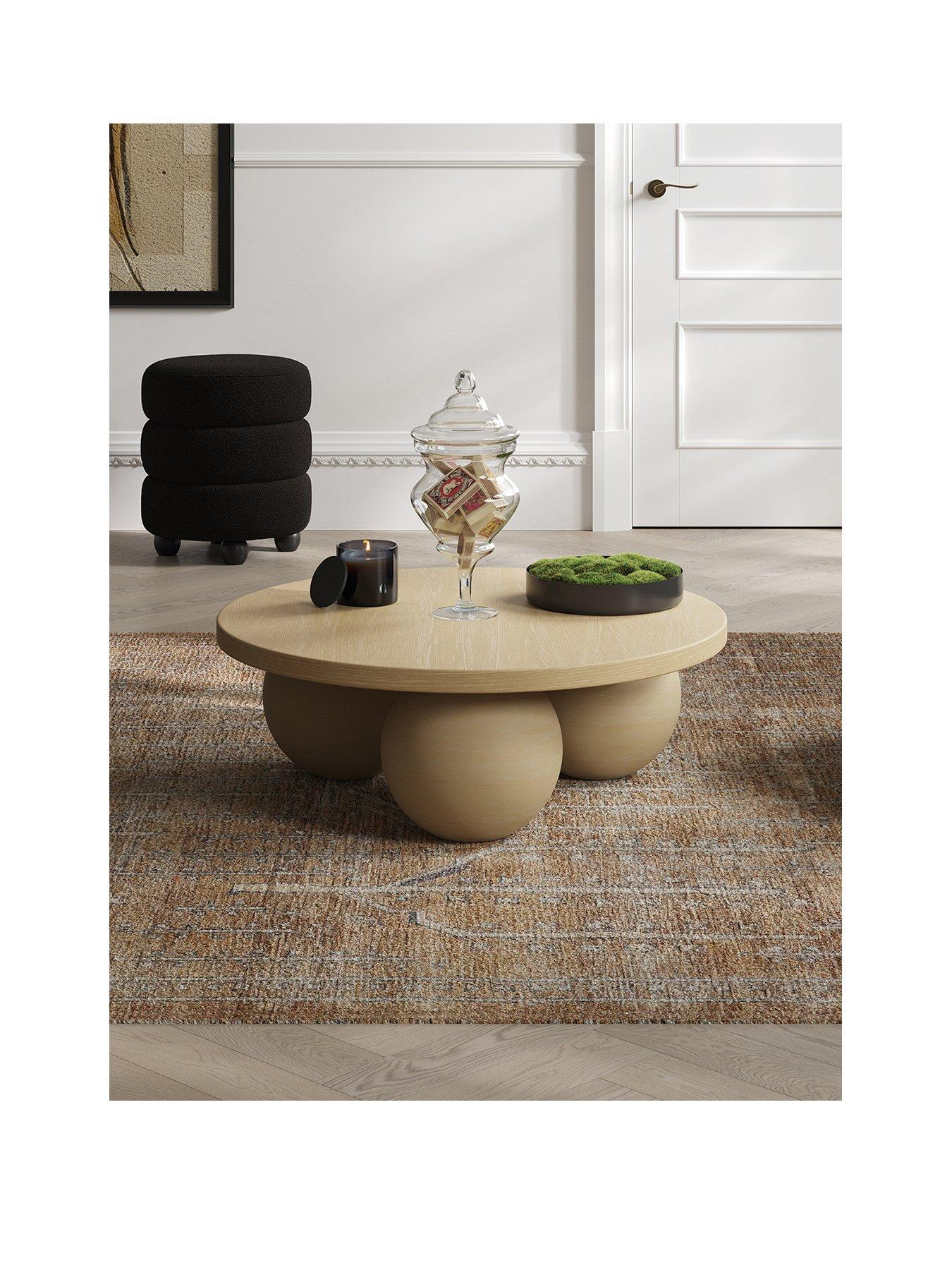 Image 2 of 4 of LPD Home Kenji Calico Round&nbsp;Coffee Table