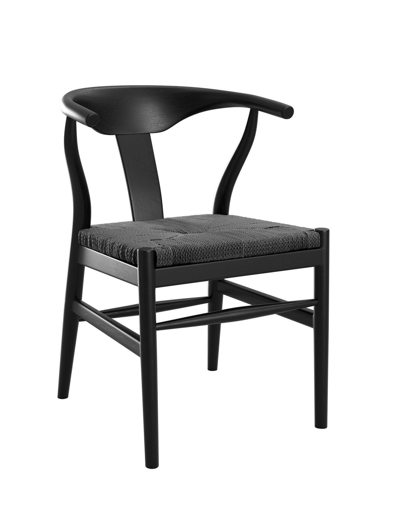Image 3 of 6 of LPD Home Set Of 2 Aries Black Dining Chair