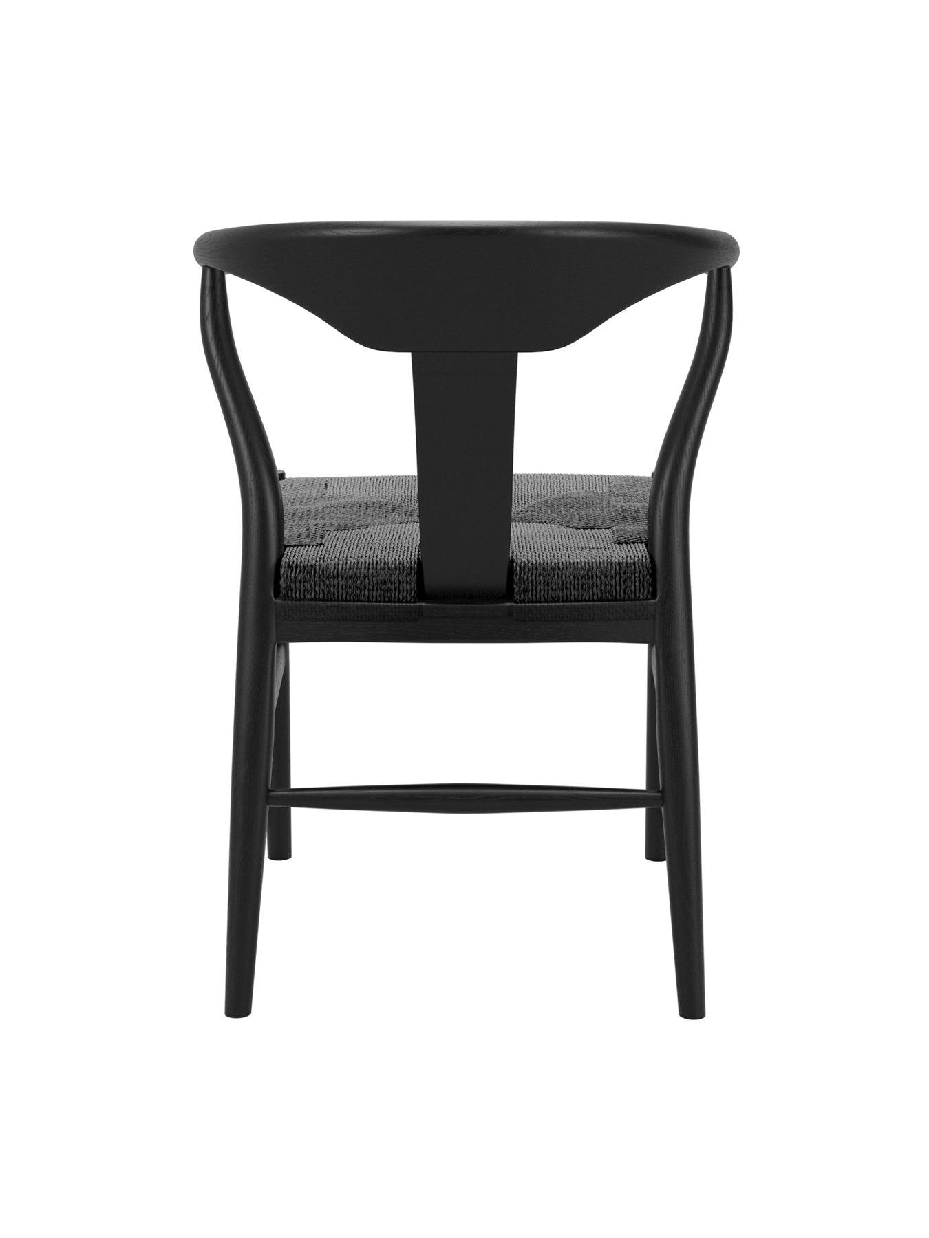 Image 5 of 6 of LPD Home Set Of 2 Aries Black Dining Chair