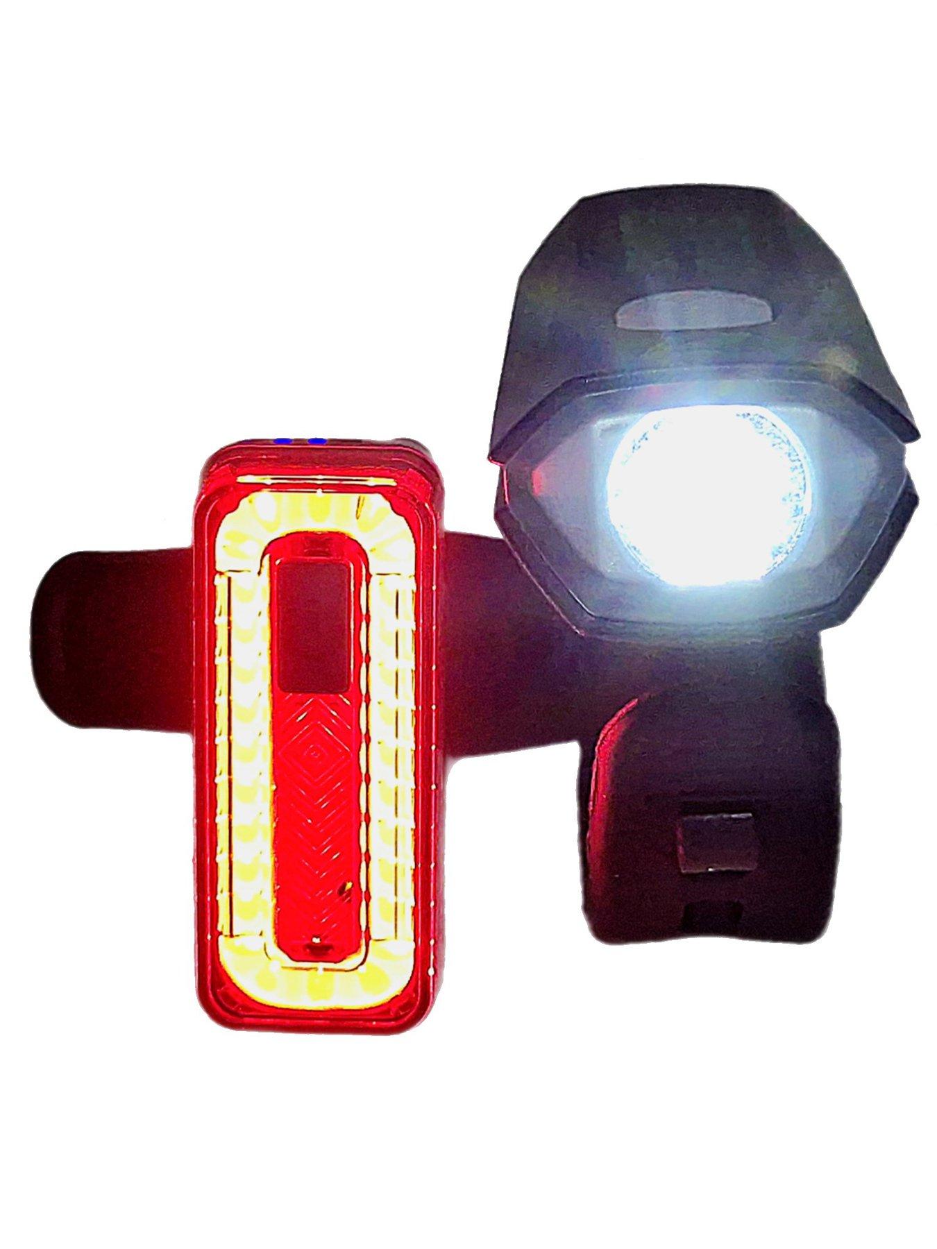 Image 4 of 7 of AWE AweSum230 Automatic* Superbright 230 Lumens C.O.B LED USB Rechargeable Bike Light Set
