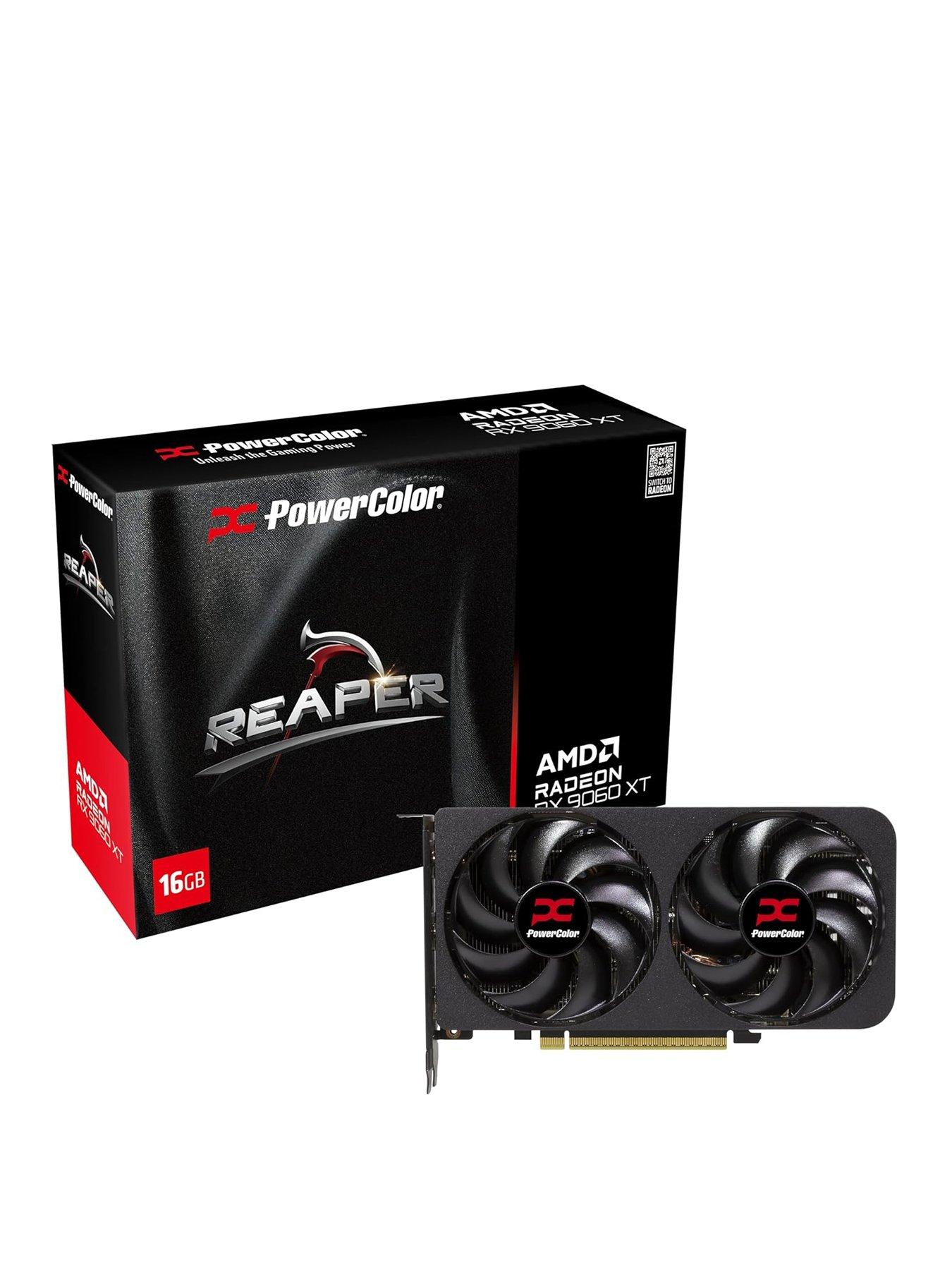 PowerColor Reaper AMD Radeon RX 9060 XT 16Gb GDDR6 PCIe 5.0 Graphics Card