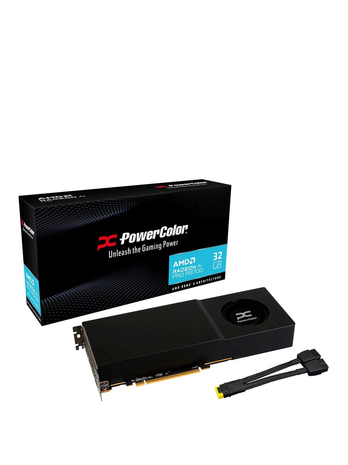 PowerColor AMD Radeon AI PRO R9700 32GB GDDR6 Pro Graphics Card