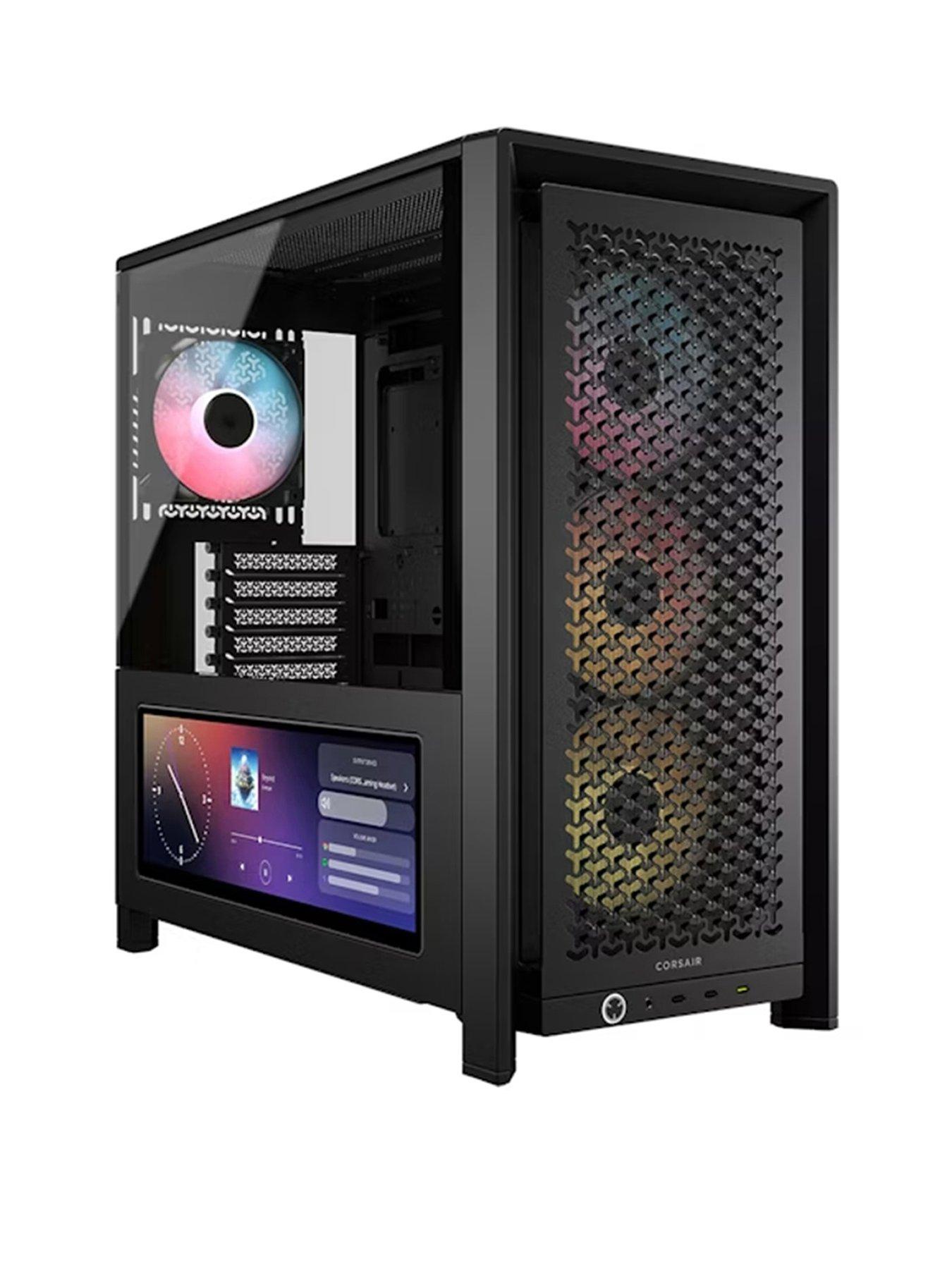 CORSAIR Frame 4000D LCD RS ARGB Mid Tower Case - Black