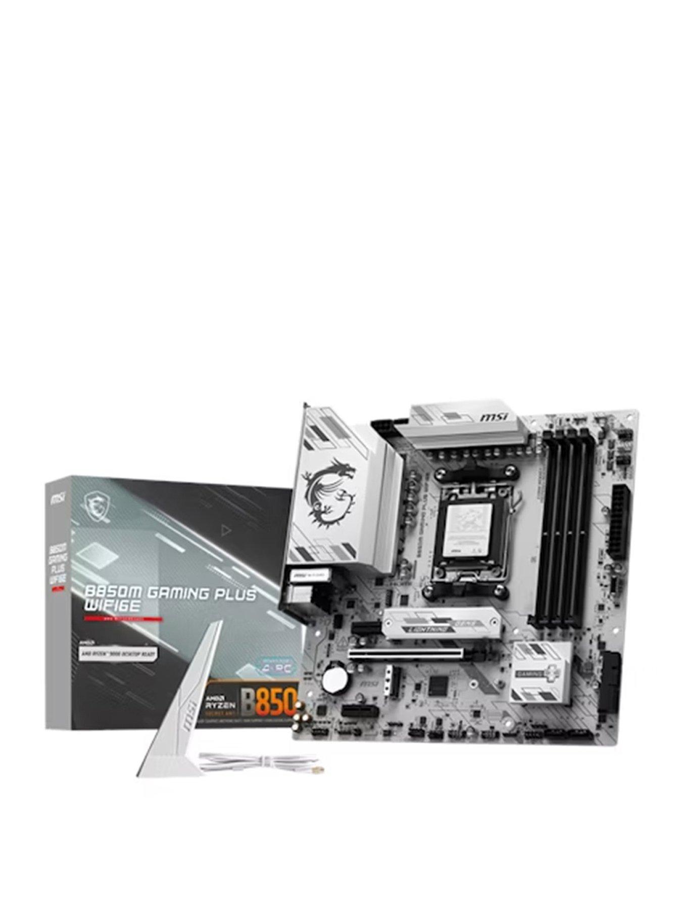Msi White B850m Gaming Plus Wifi6e Micro-Atx Socket Am5 Motherboard - Image 5