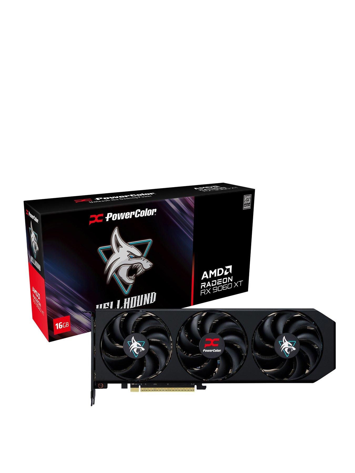 PowerColor RX 9060 XT HellHound 16GB OC Graphics Card