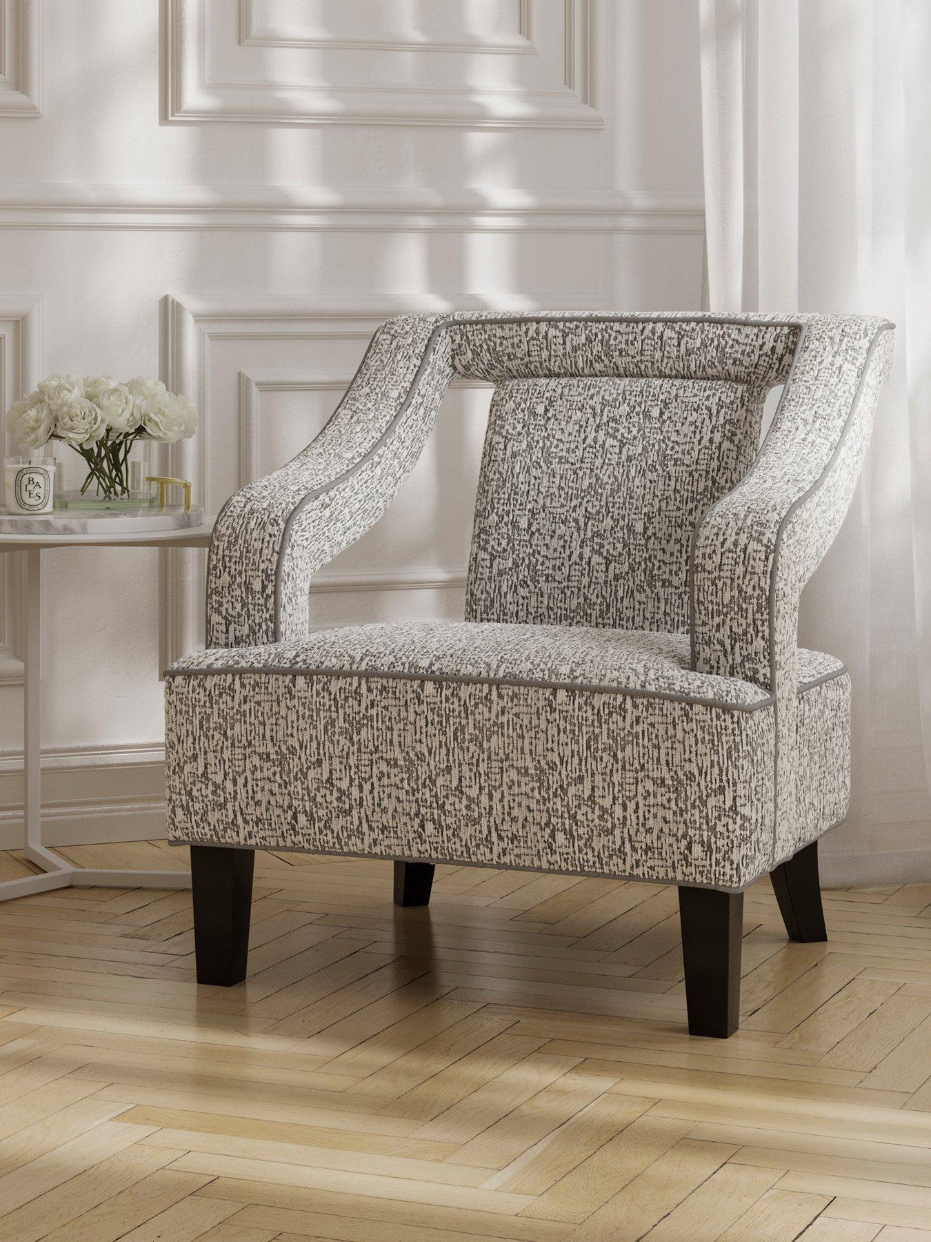 Image 1 of 7 of LPD Home Sofia Grey Chair