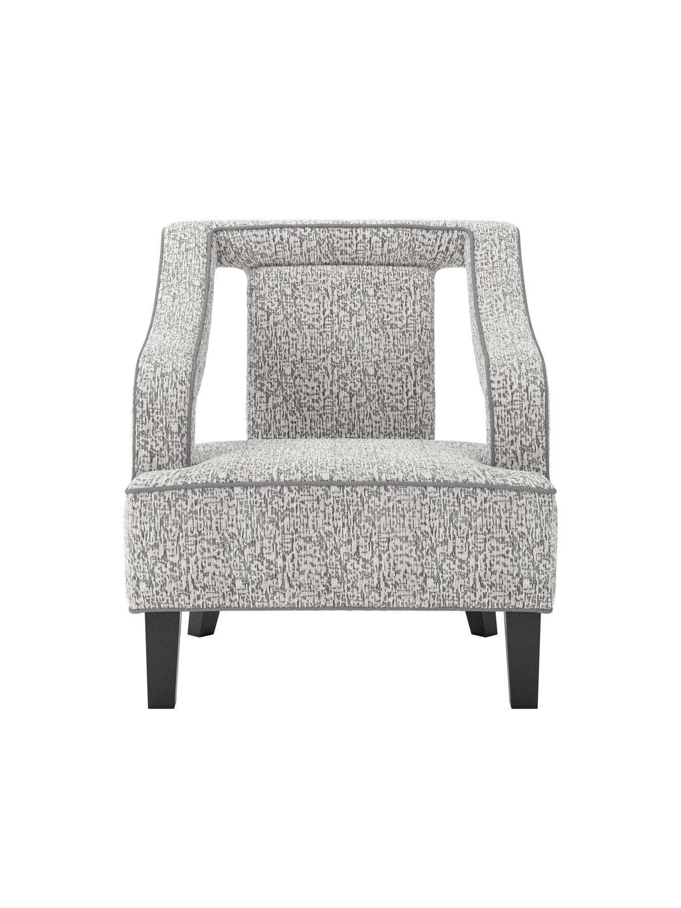 Image 3 of 7 of LPD Home Sofia Grey Chair