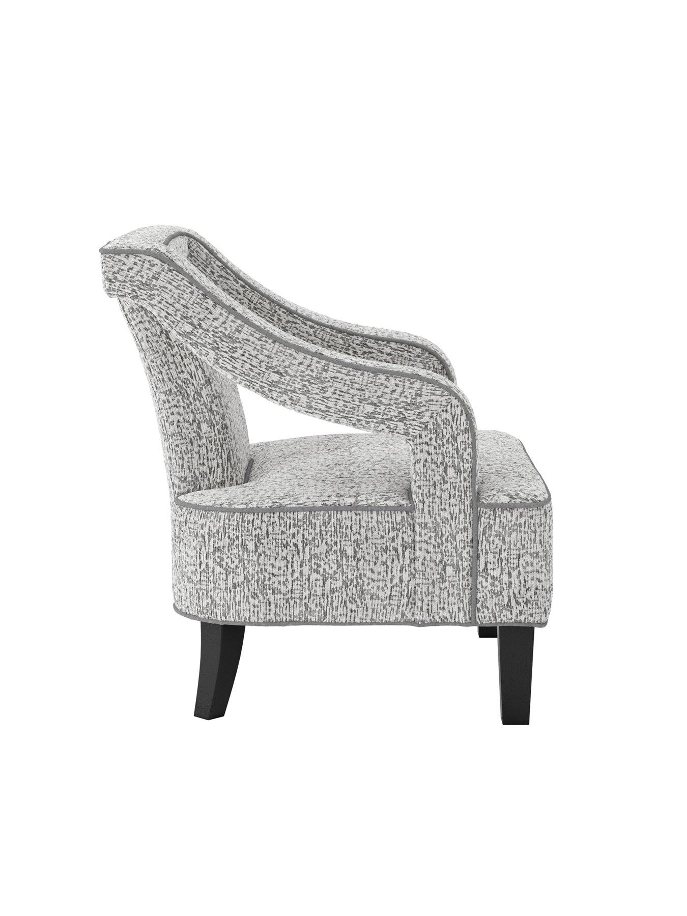 Image 4 of 7 of LPD Home Sofia Grey Chair