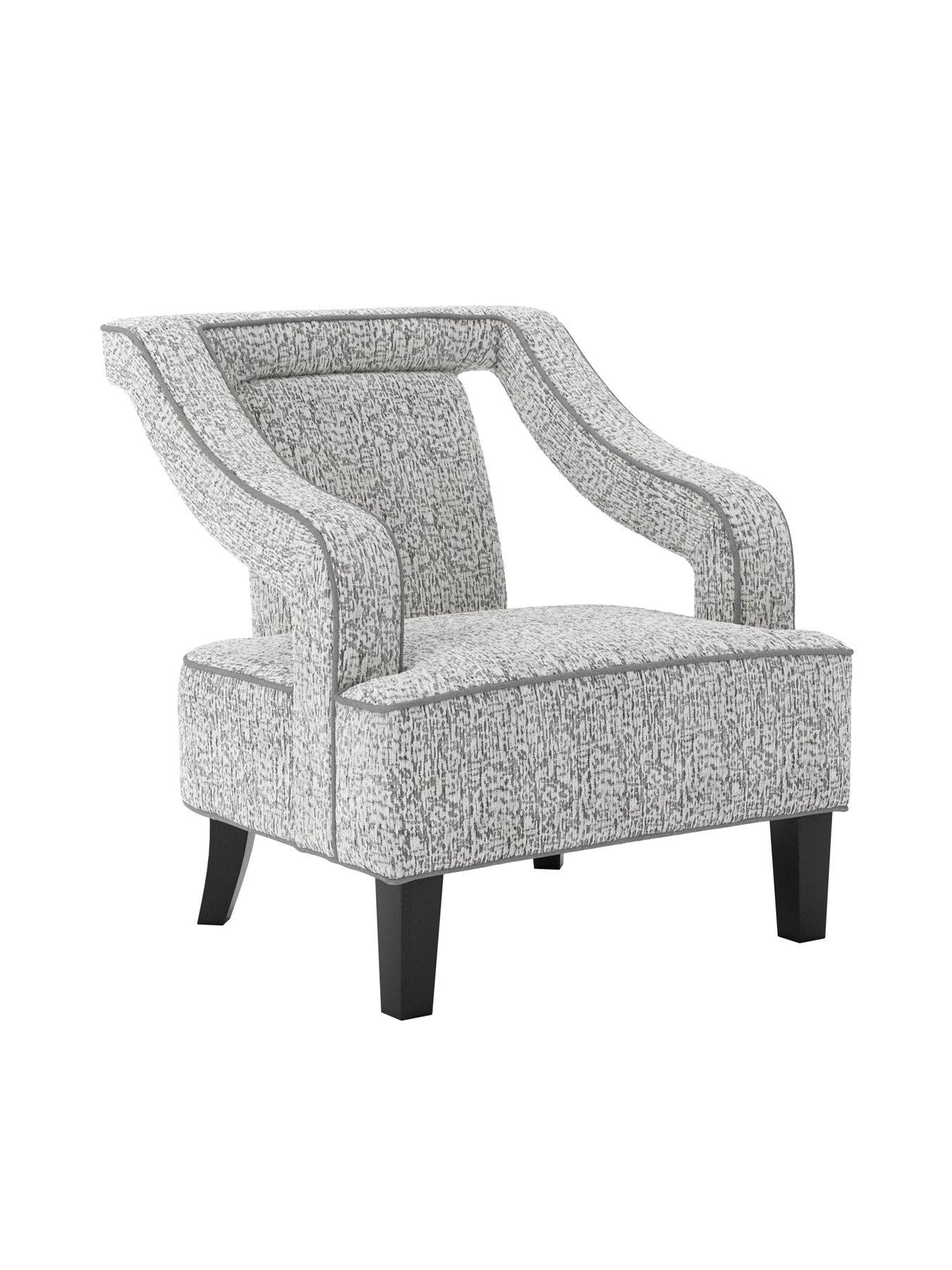 Image 6 of 7 of LPD Home Sofia Grey Chair