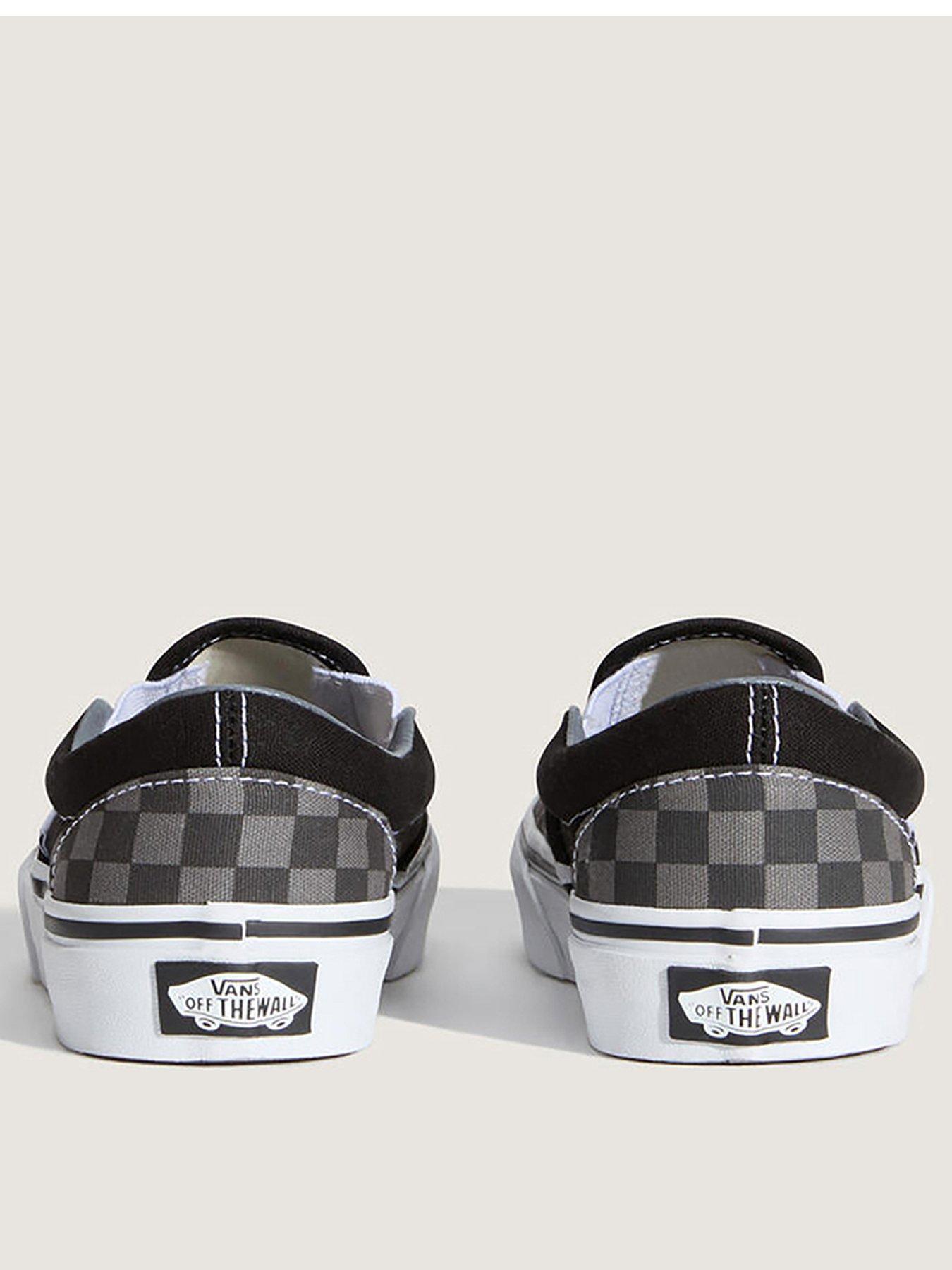Image 3 of 5 of Vans Kids Classic Checkerboard Slip-On Trainers - Black