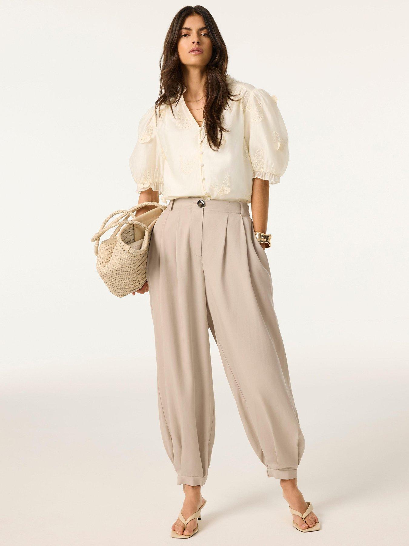 Mint Velvet Butterfly Puff Sleeve Blouse